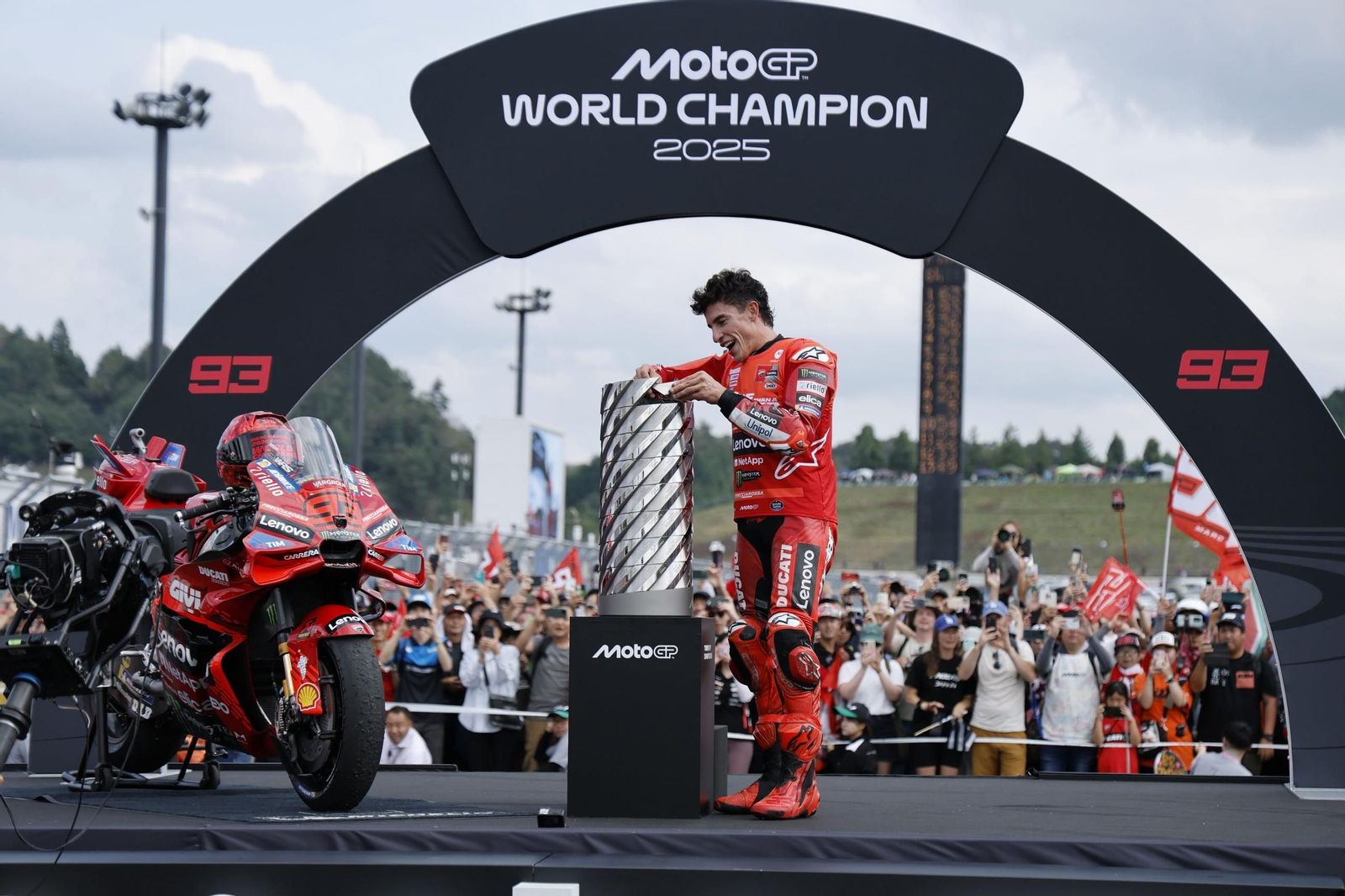 Las fotos del noveno título mundial de Marc Márquez