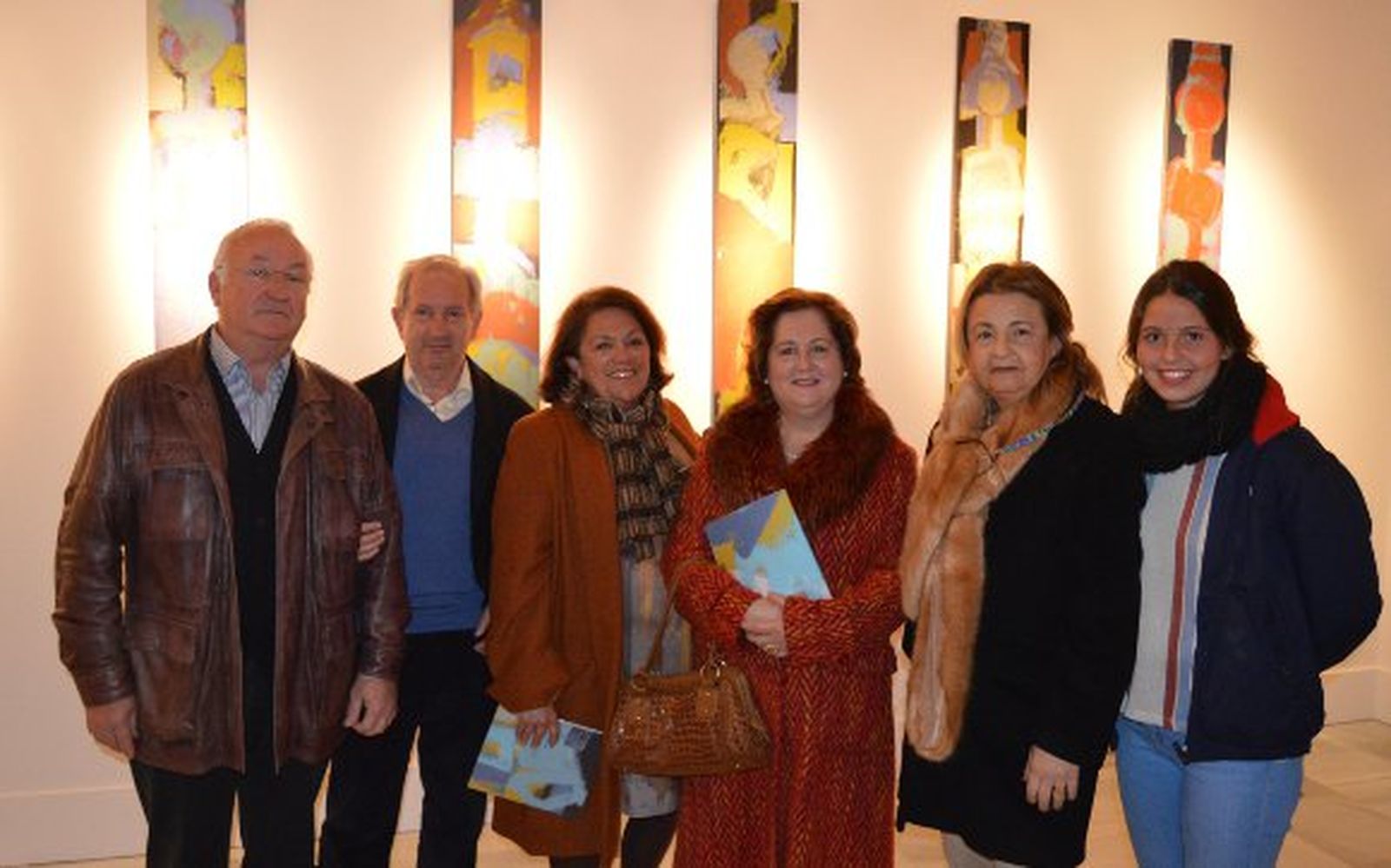 Julián González, José Luis García Zaragoza, Ángeles Olmo, Anamaría Asencio, Mercedes Navarro y Mercedes Gamboa.

Foto: Ignacio Casas de Ciria