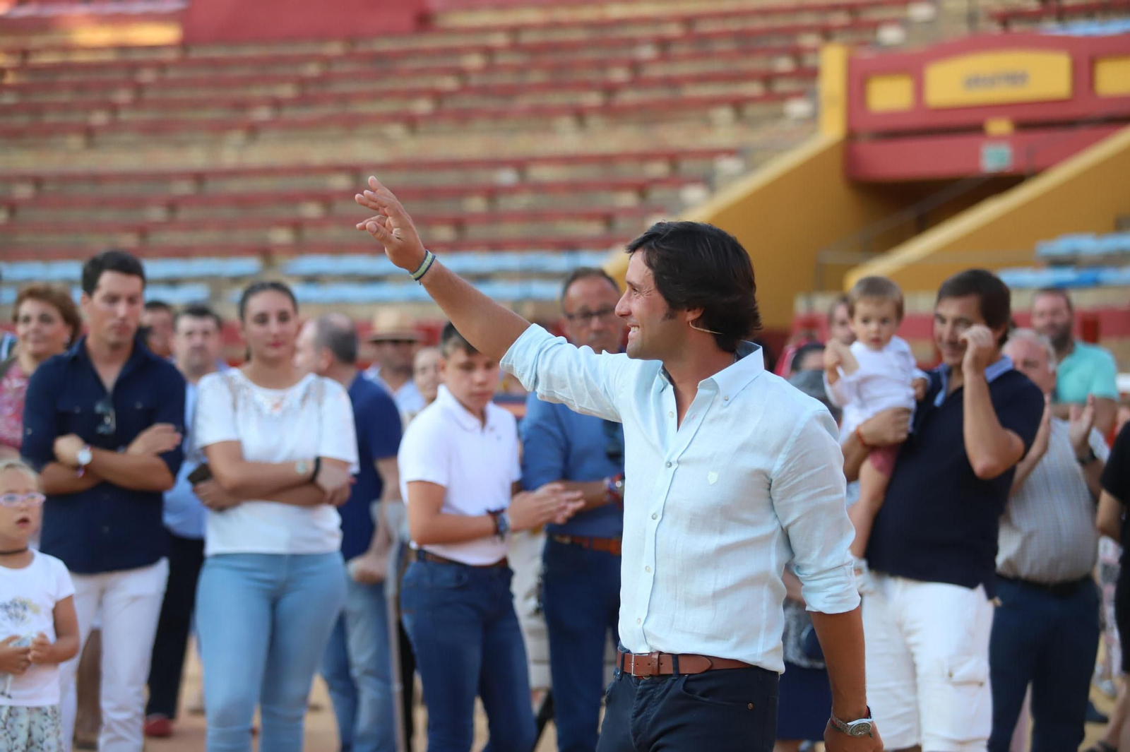 Imágenes de la clase de rejoneo de Andrés Romero en la Plaza de Toros