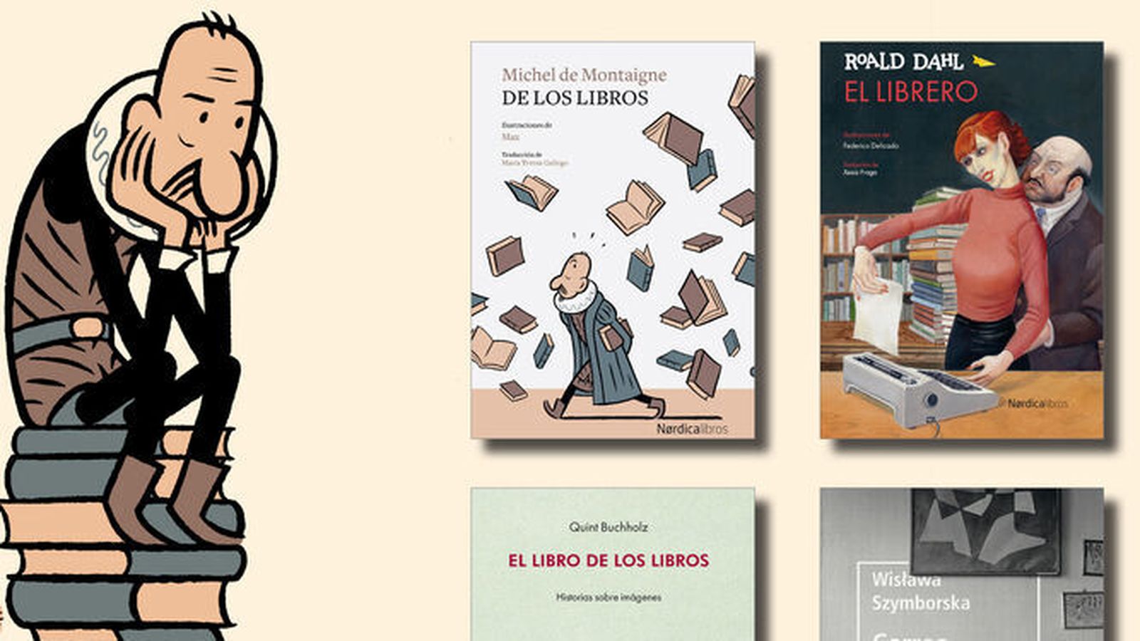 Ilustraciones de Max y portadas de Nórdica.