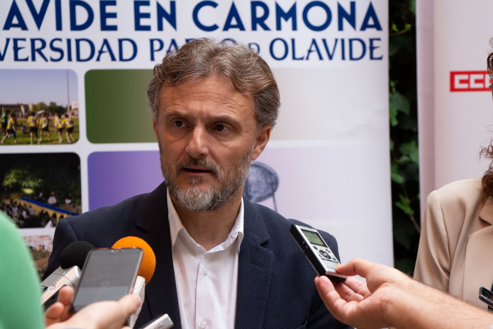 El consejero de Medio Ambiente y Ordenación del Territorio, José Fiscal, ayer en Carmona.