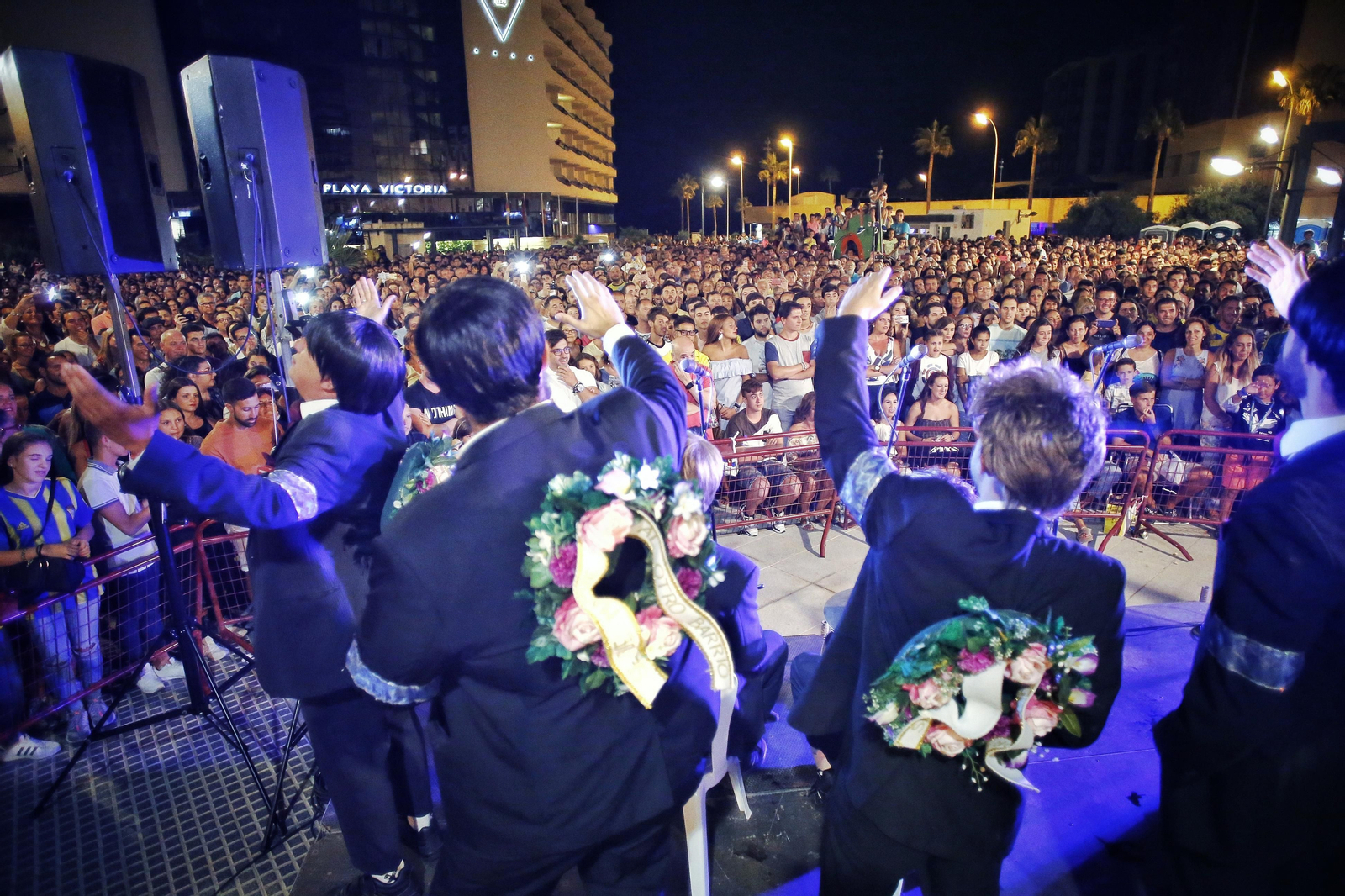 Una imagen del pasado año de la Batalla de Coplas, en Ingeniero la Cierva.