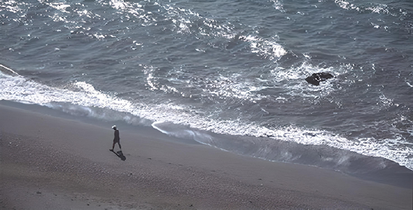 La playa de Bajamar. La playa de Bajamar.