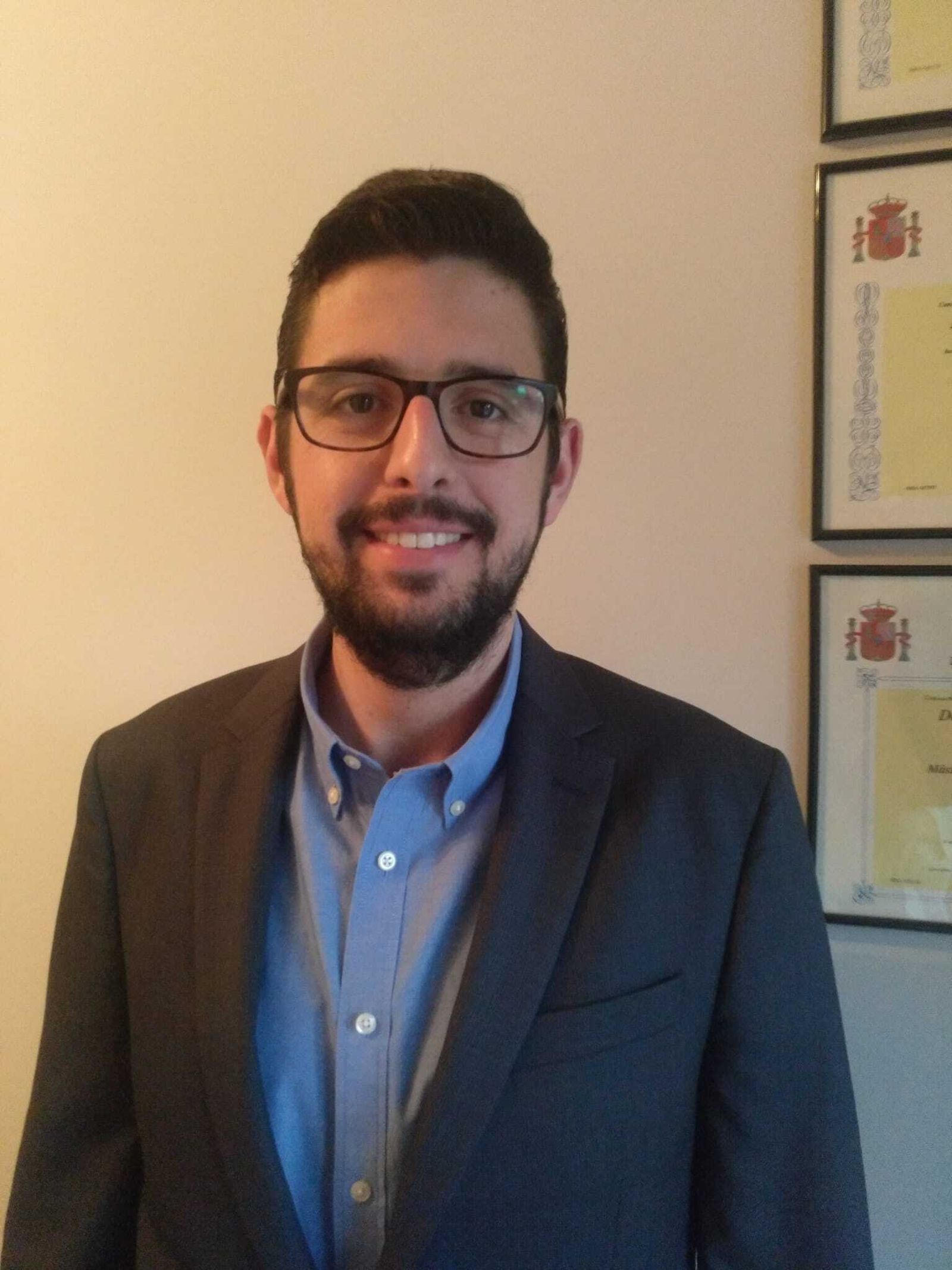 Alberto Bueno, en su despacho