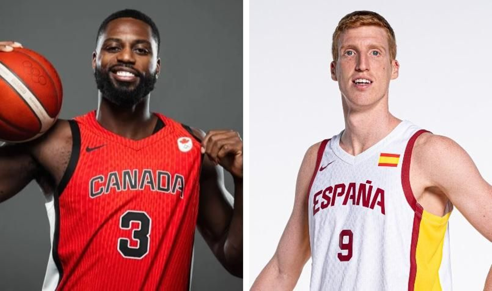 Melvin Ejim y Alberto Díaz.