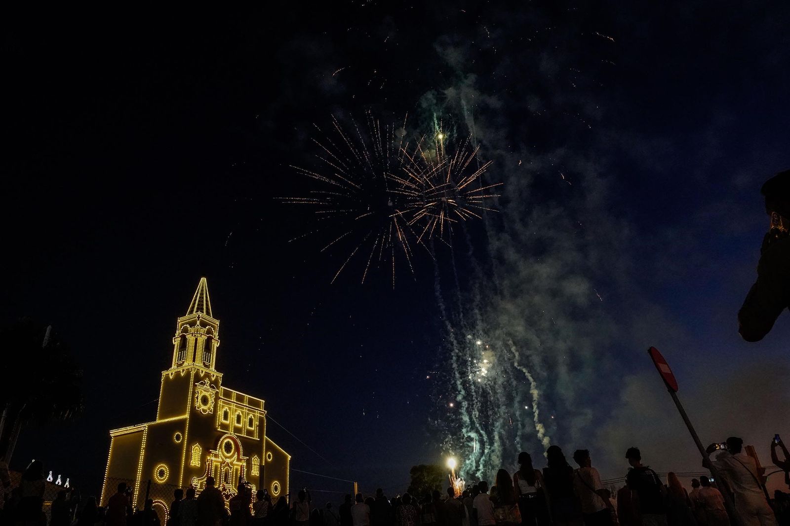 Imagen de archivo de las Fiestas Colombinas, donde se conocieron el procesado y la víctima.