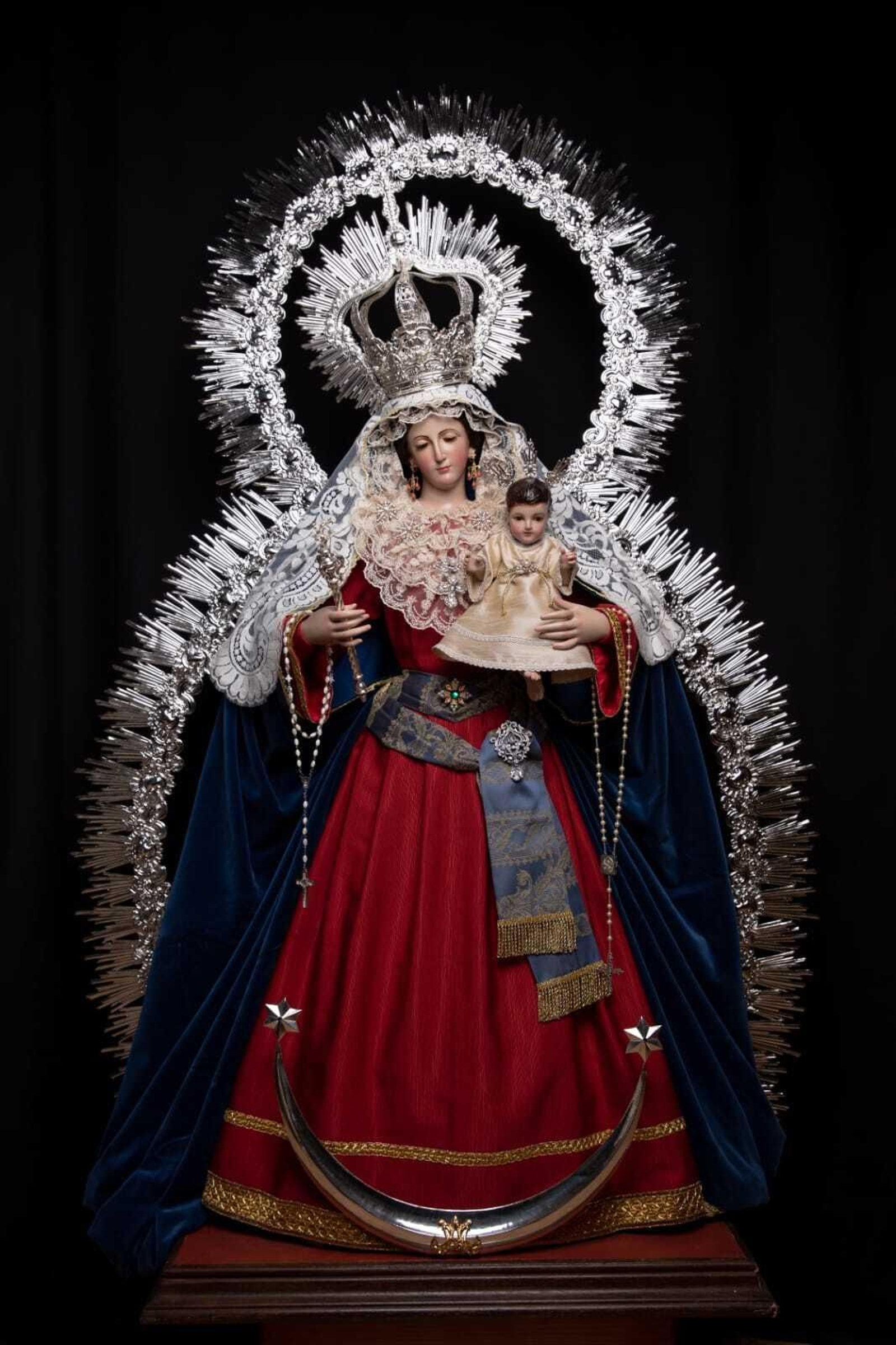 Detalle de Nuestra Señora del Saladillo.