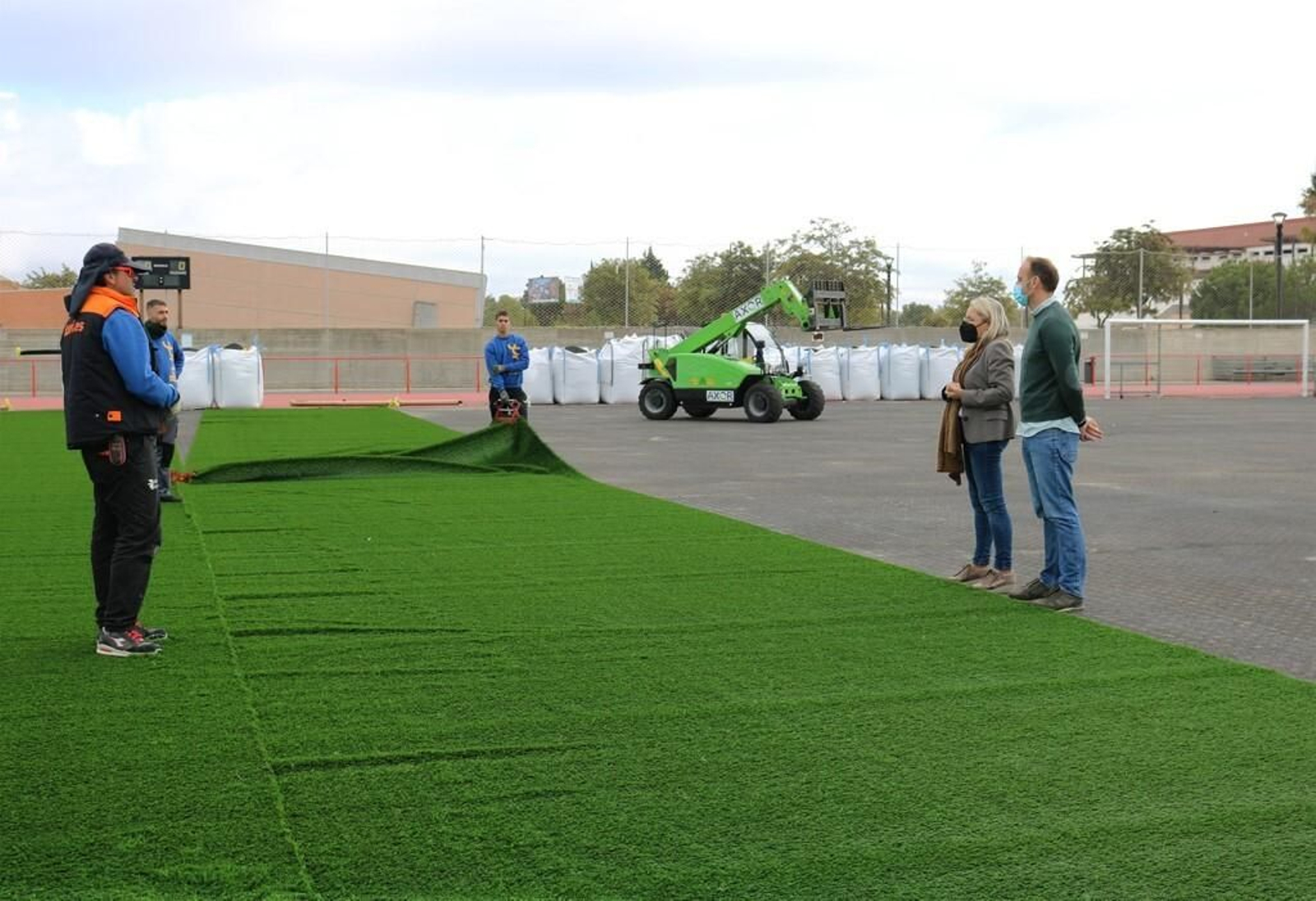 El Ayuntamiento apuesta por la mejora de las instalaciones deportivas en Cartaya. El Ayuntamiento apuesta por la mejora de las instalaciones deportivas en Cartaya.