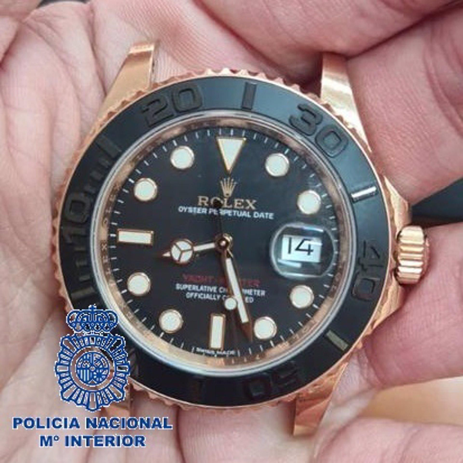 El reloj que intentaron robar los presuntos ladrones