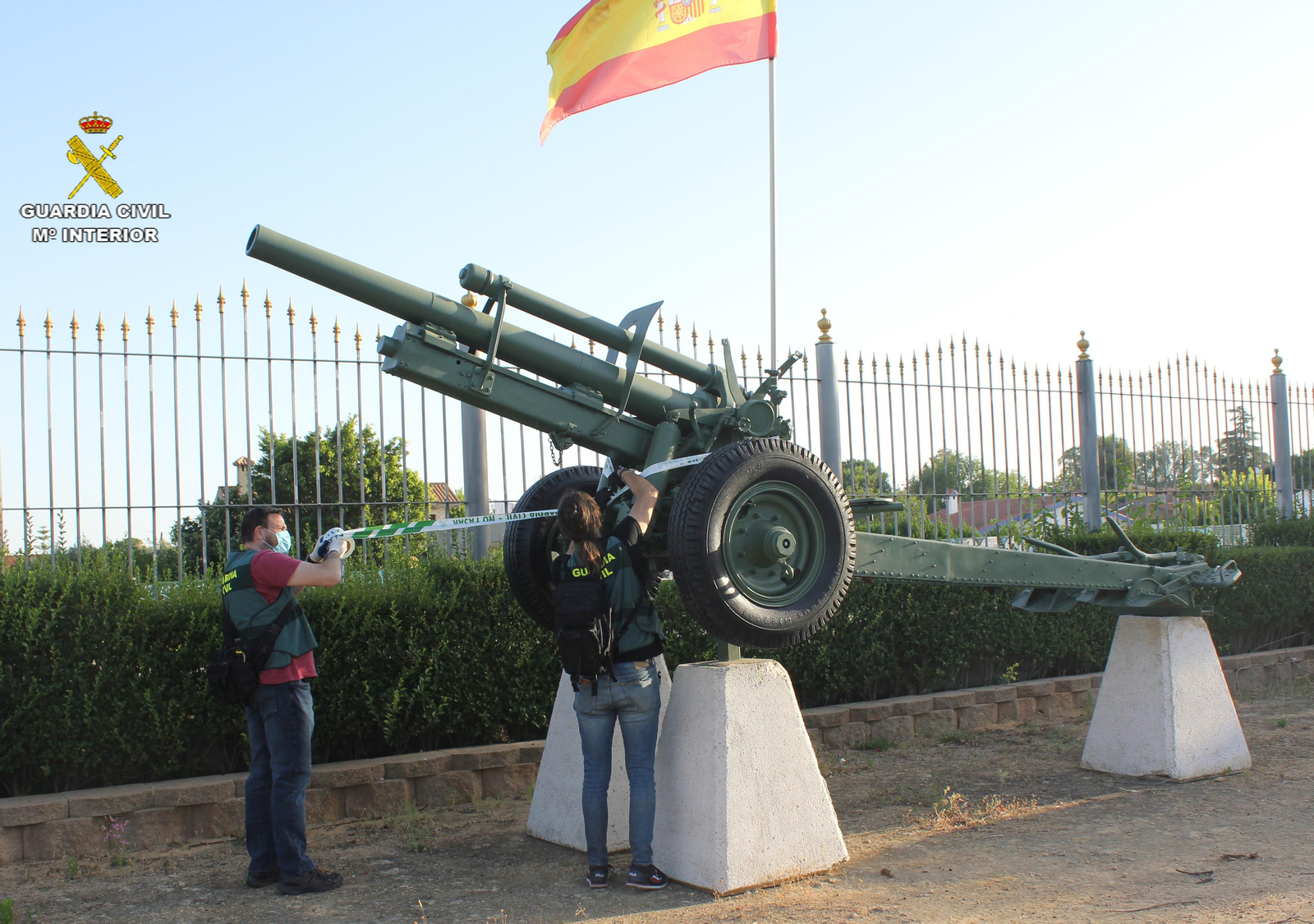 El arma intervenida.