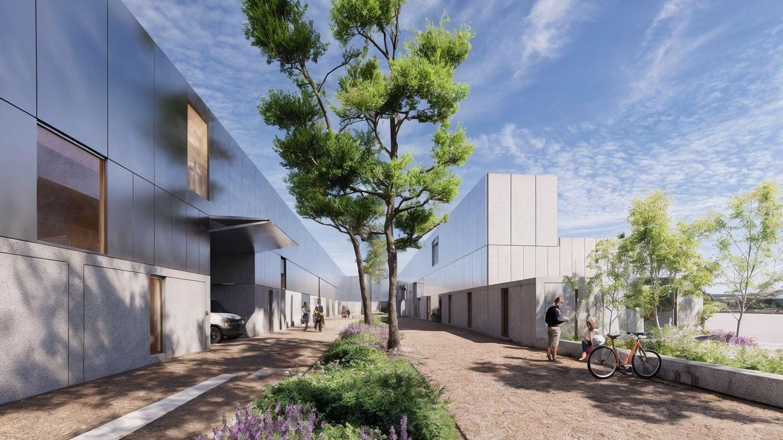 Recreación del edificio que se ubicaría dentro del recinto fiscal de Zona Franca de Cádiz