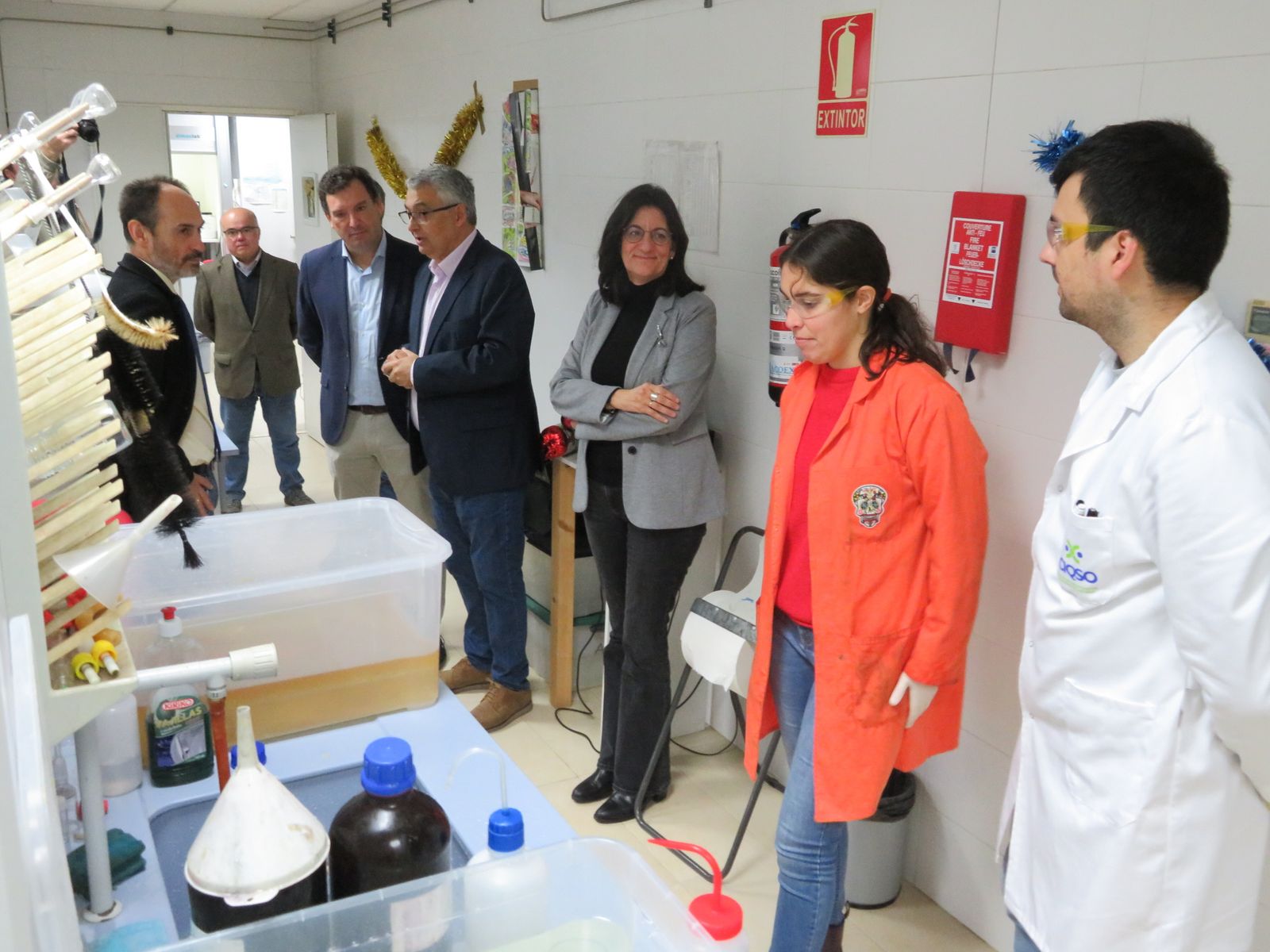 Visita de Alberto Santana a la Universidad de Huelva.