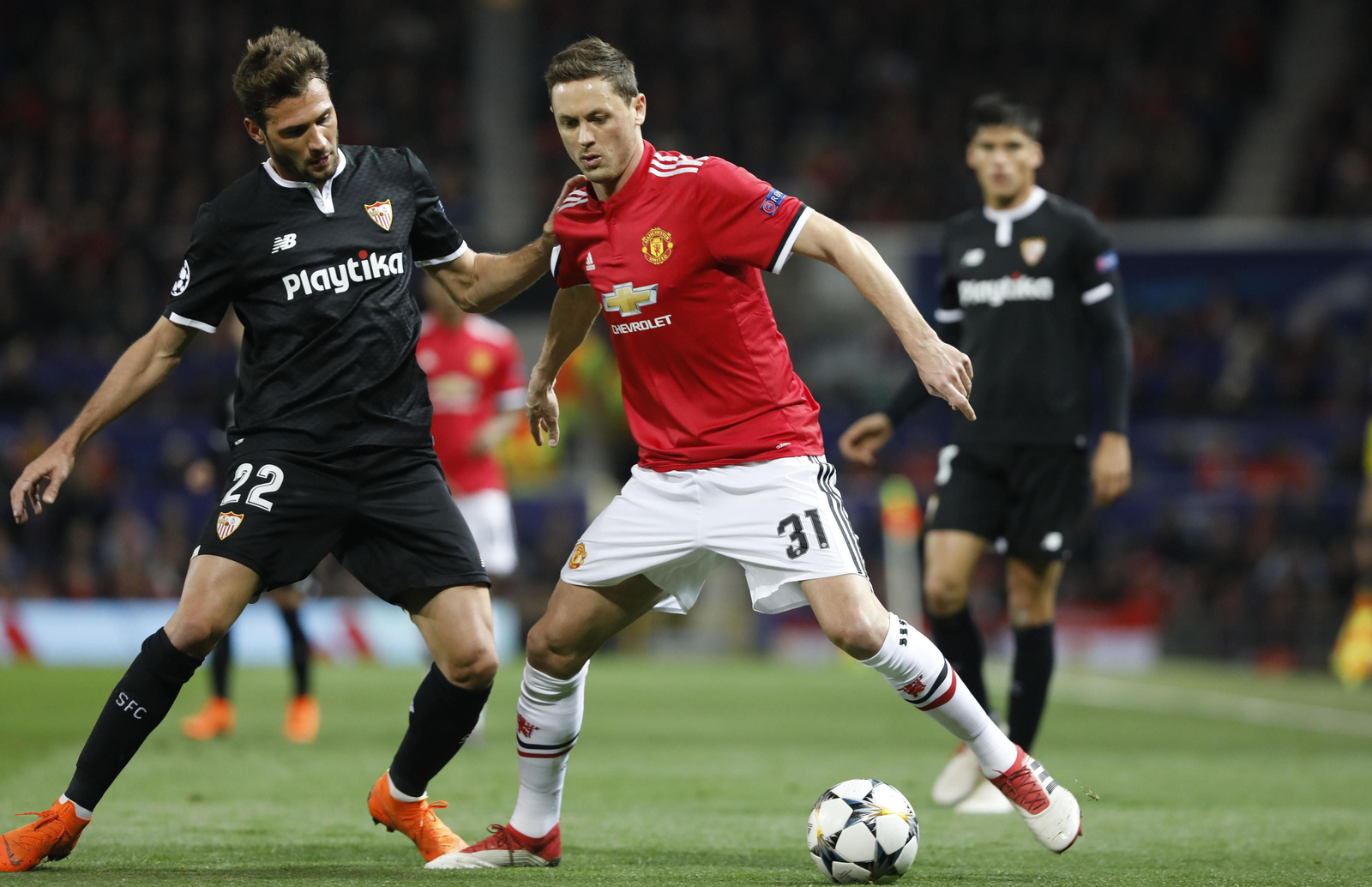 Las imágenes del Manchester United-Sevilla