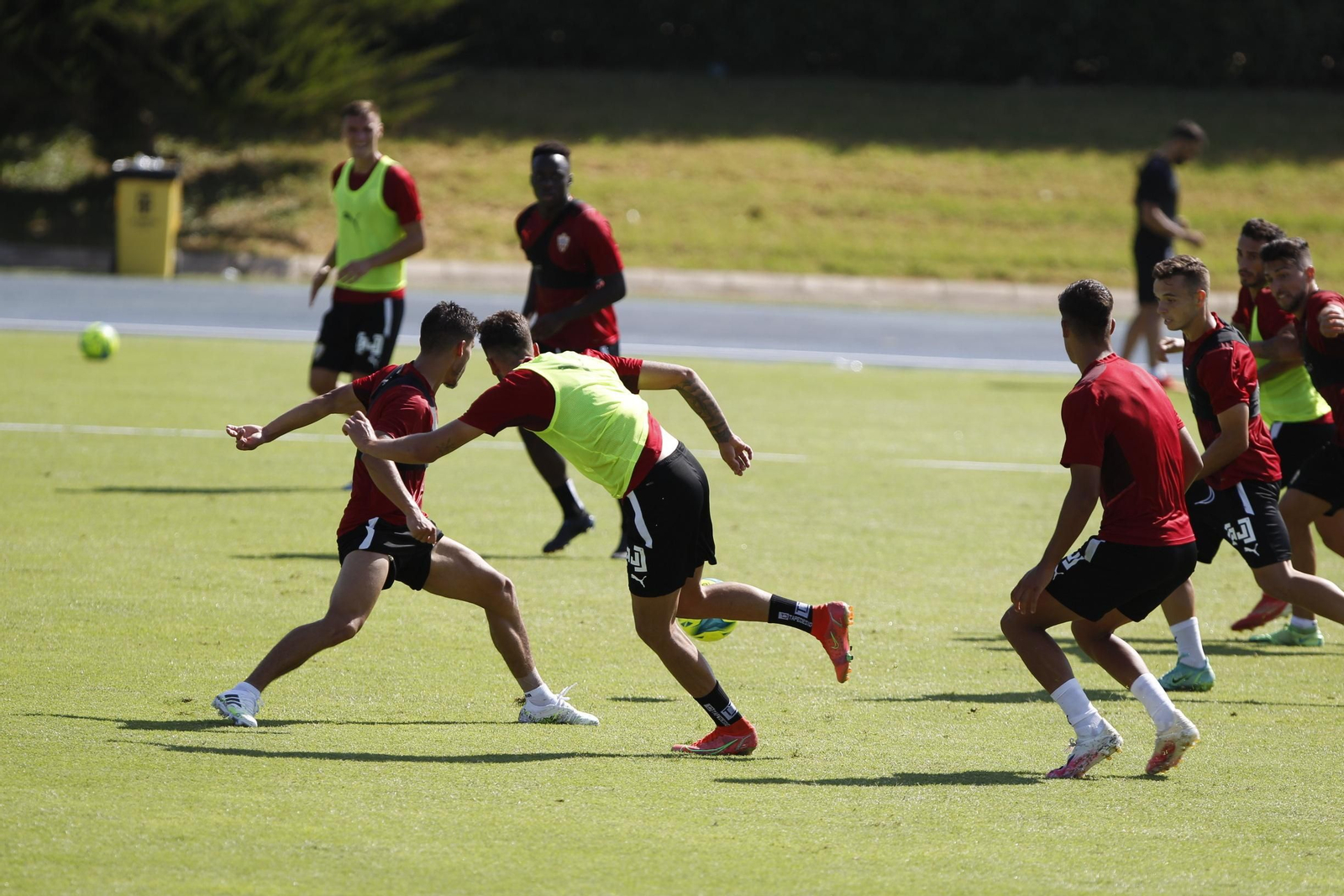 Fotogalería entrenamiento U.D. Almería