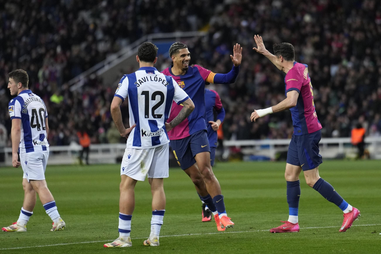 Las imágenes del Barcelona - Real Sociedad