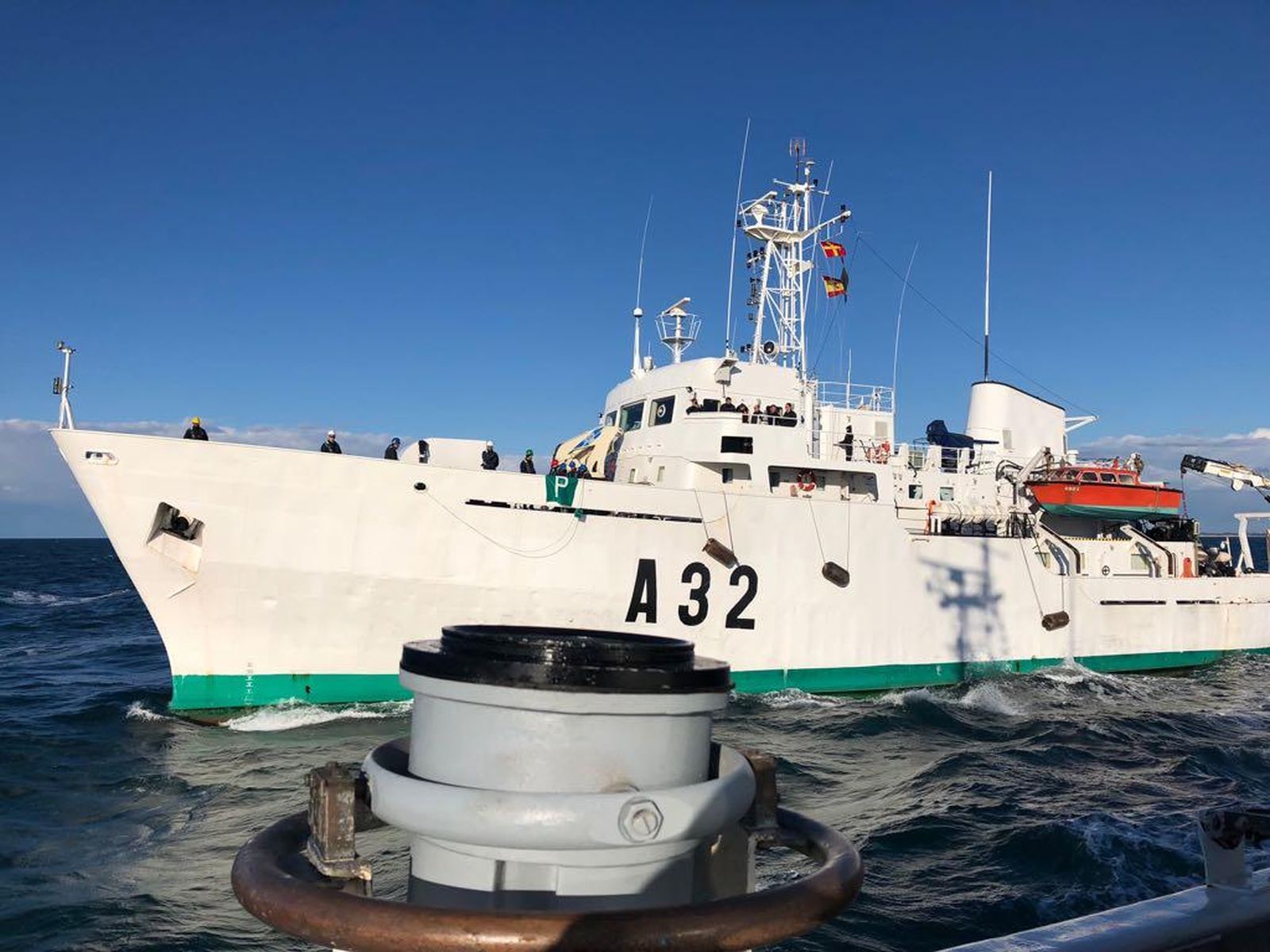 El buque 'Tofiño', del Instituto Hidrográfico de la Marina.