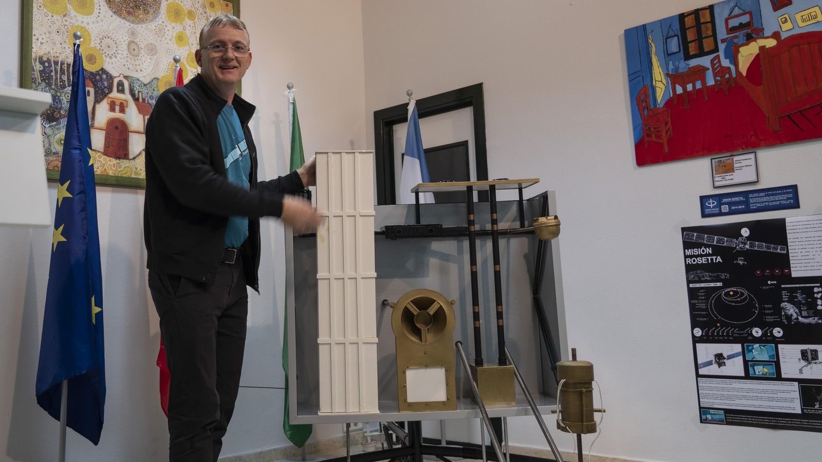 Una imagen de la charla de Laurence O'Rourke realizada el pasado 16 de Noviembre.