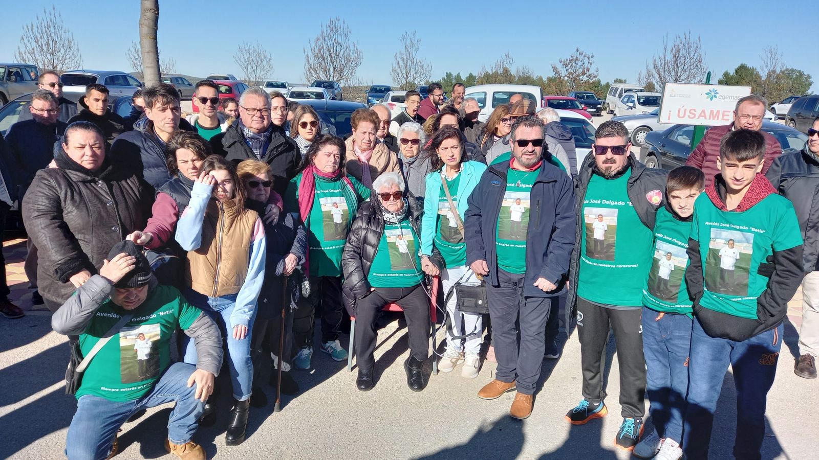 Homenaje a José Delgado 'Betis'.