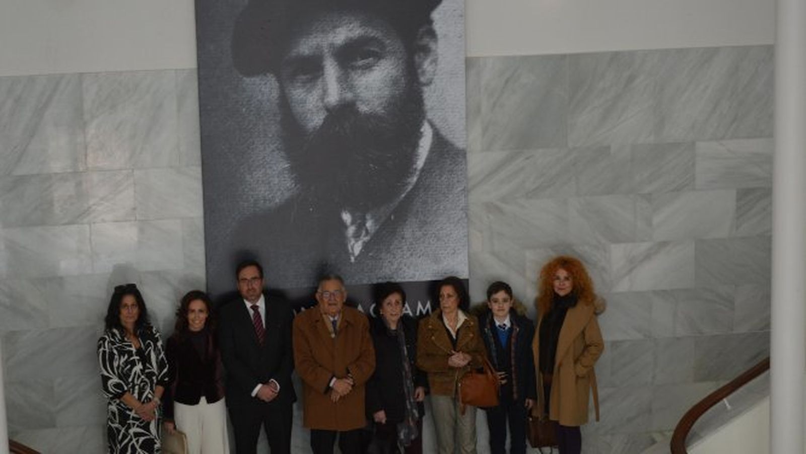 Leticia y Xenia Casanova, José Manuel Villanueva, Manolo Casanova, María Victoria y María del Carmen Accame, Carlos Villanueva y Arancha Ruiz.