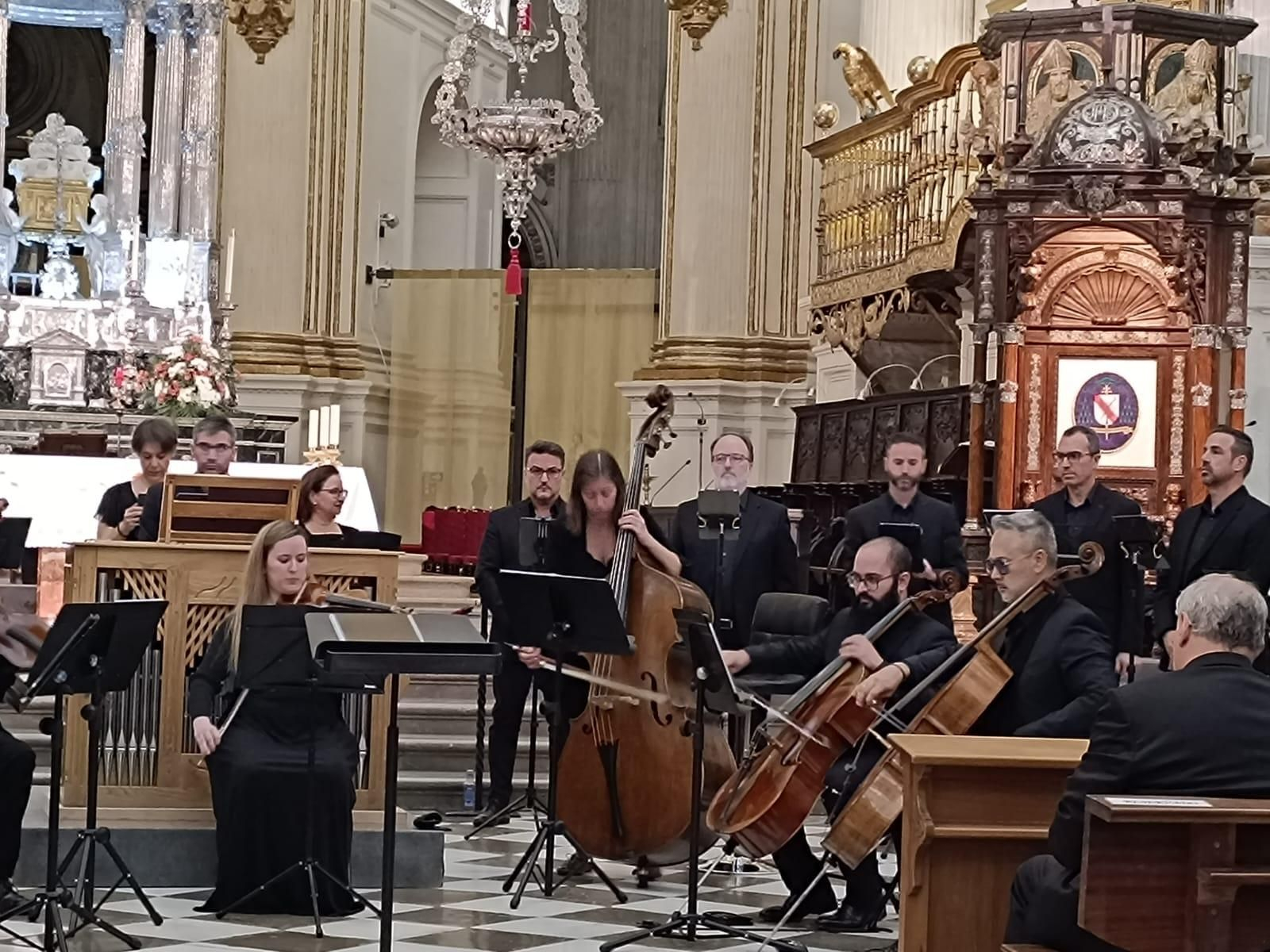 Un momento del Concierto en la Catedral.