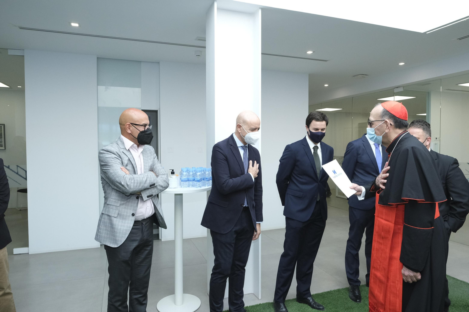 Bendición de las instalaciones de Hydrodiseño, en Huércal Overa (Almería)