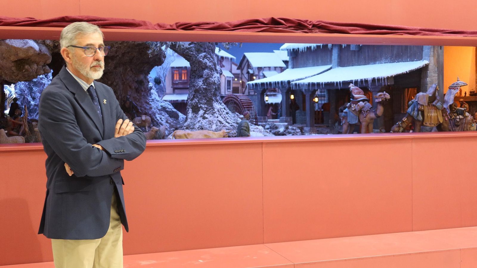 Antonio de Haro, creador de la obra junto al Belén.