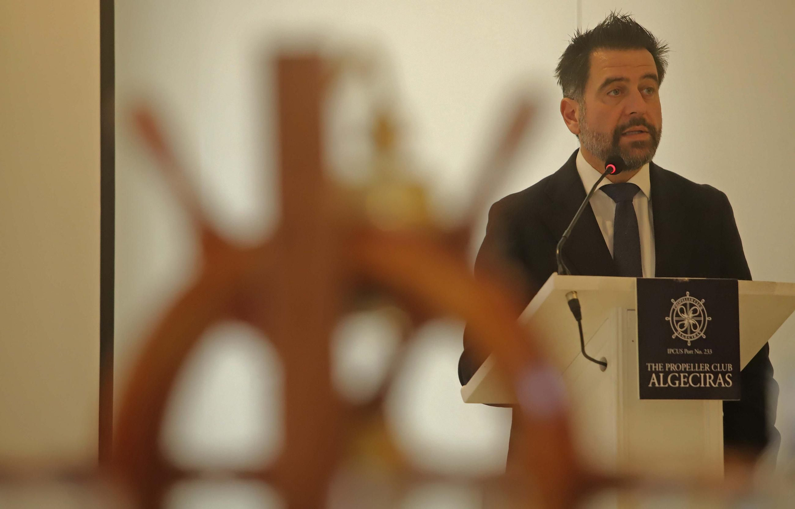 Fotos del almuerzo del Propeller Club de Algeciras con Francisco González Pérez, Delegado Especial del Estado en el Consorcio de la Zona Franca de Cádiz