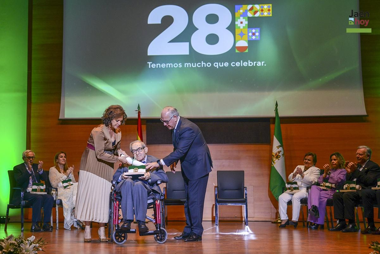 Así se ha vivido la entrega de las Banderas de Andalucía de la provincia de Jaén