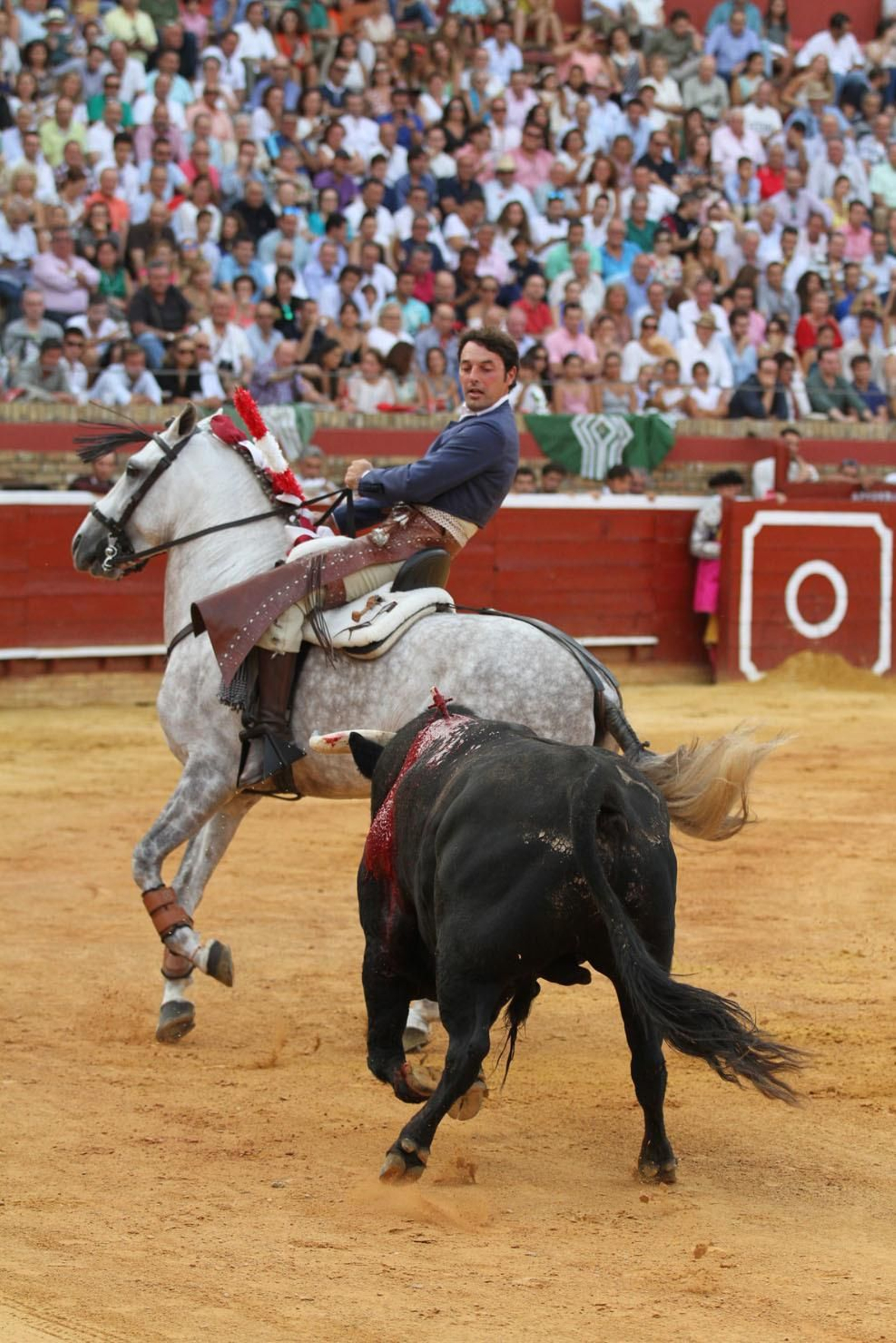 Festejo de Rejones en el coso de La Merced por Colombinas.