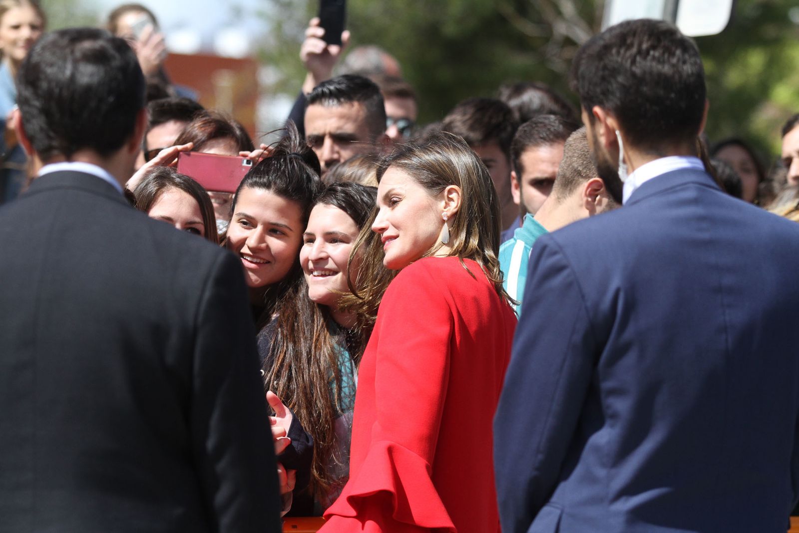 Imágenes de la visita de la reina Letizia a Huelva