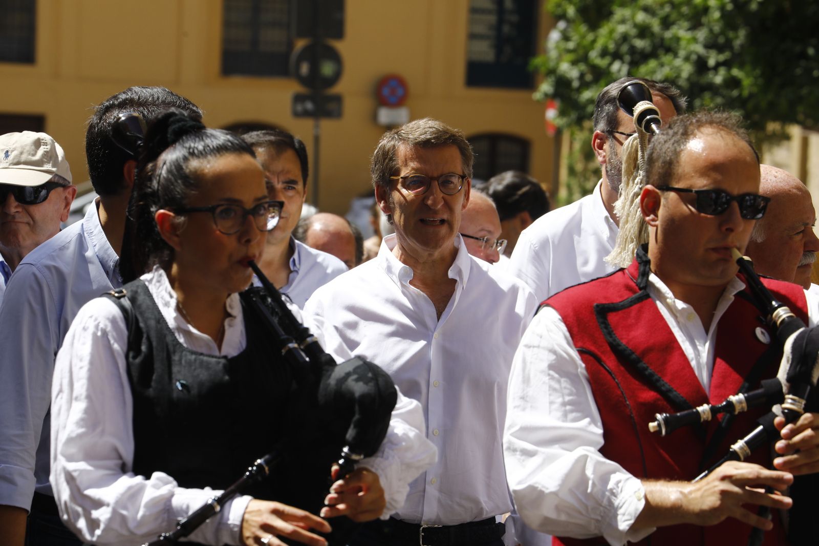 La visita de Núñez-Feijóo a Córdoba, en imágenes