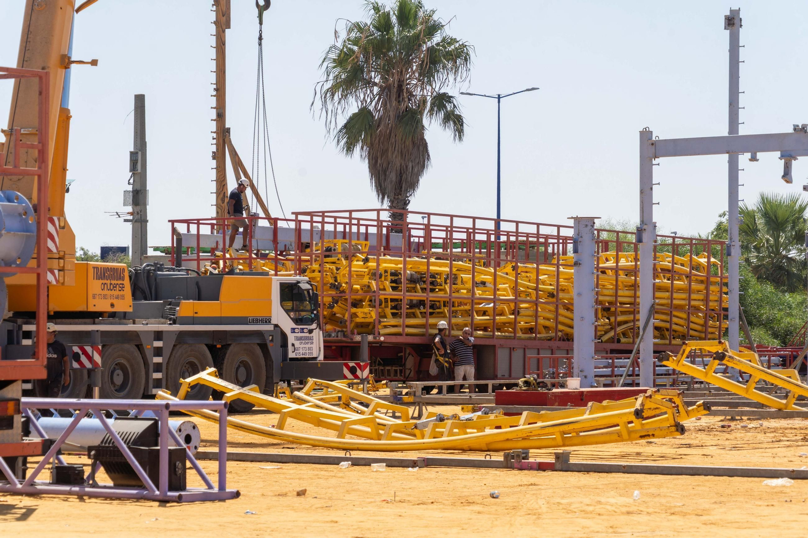 Imágenes del recinto de las Fiestas Colombinas días después de su final