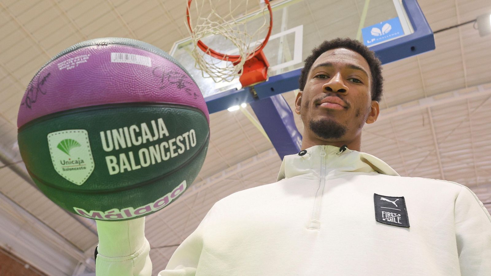 Kameron Taylor, durante la entrevista.