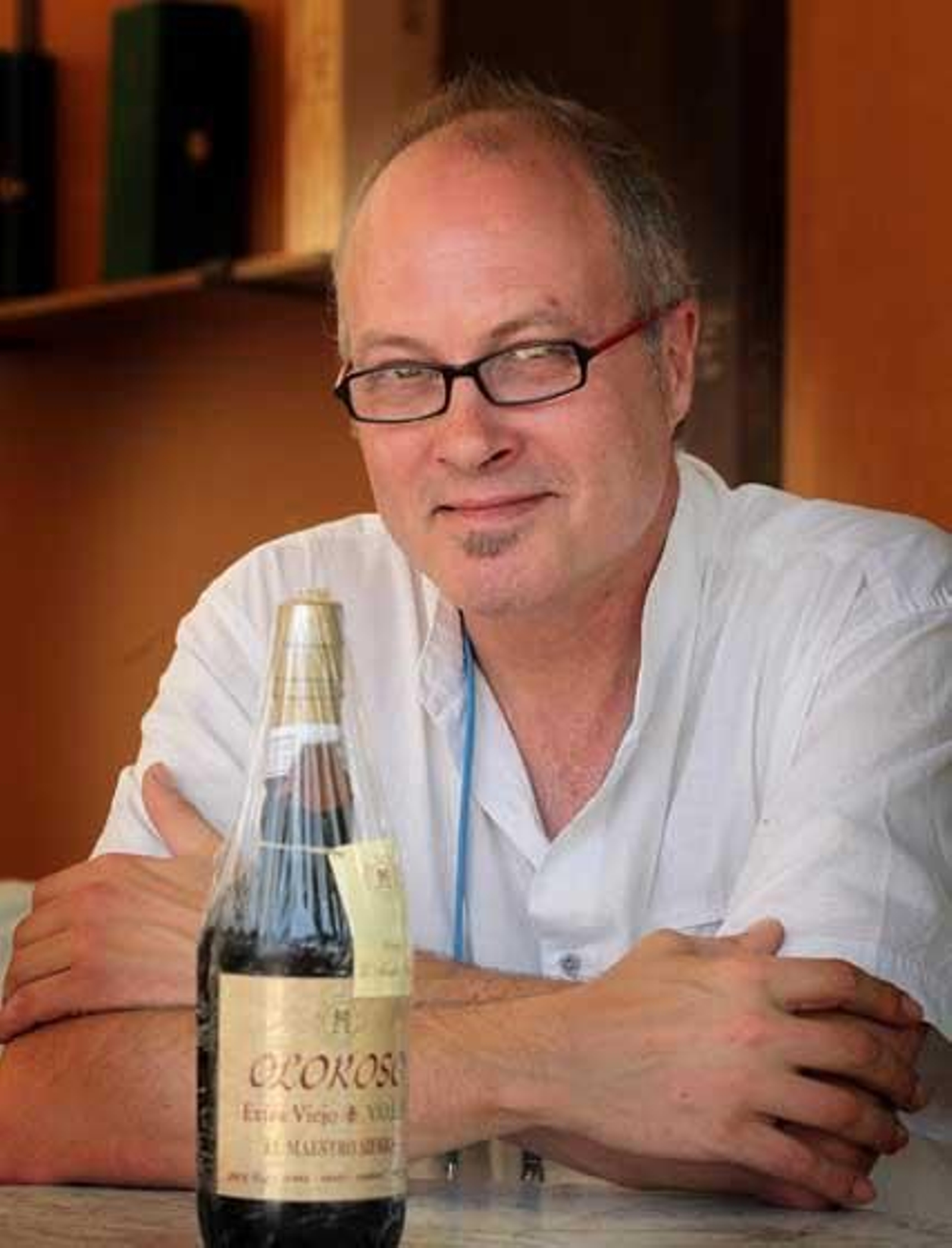 Manuel Guasch, ayer en el stand de Maestro Sierra.

Foto: Miguel Angel Gonzalez