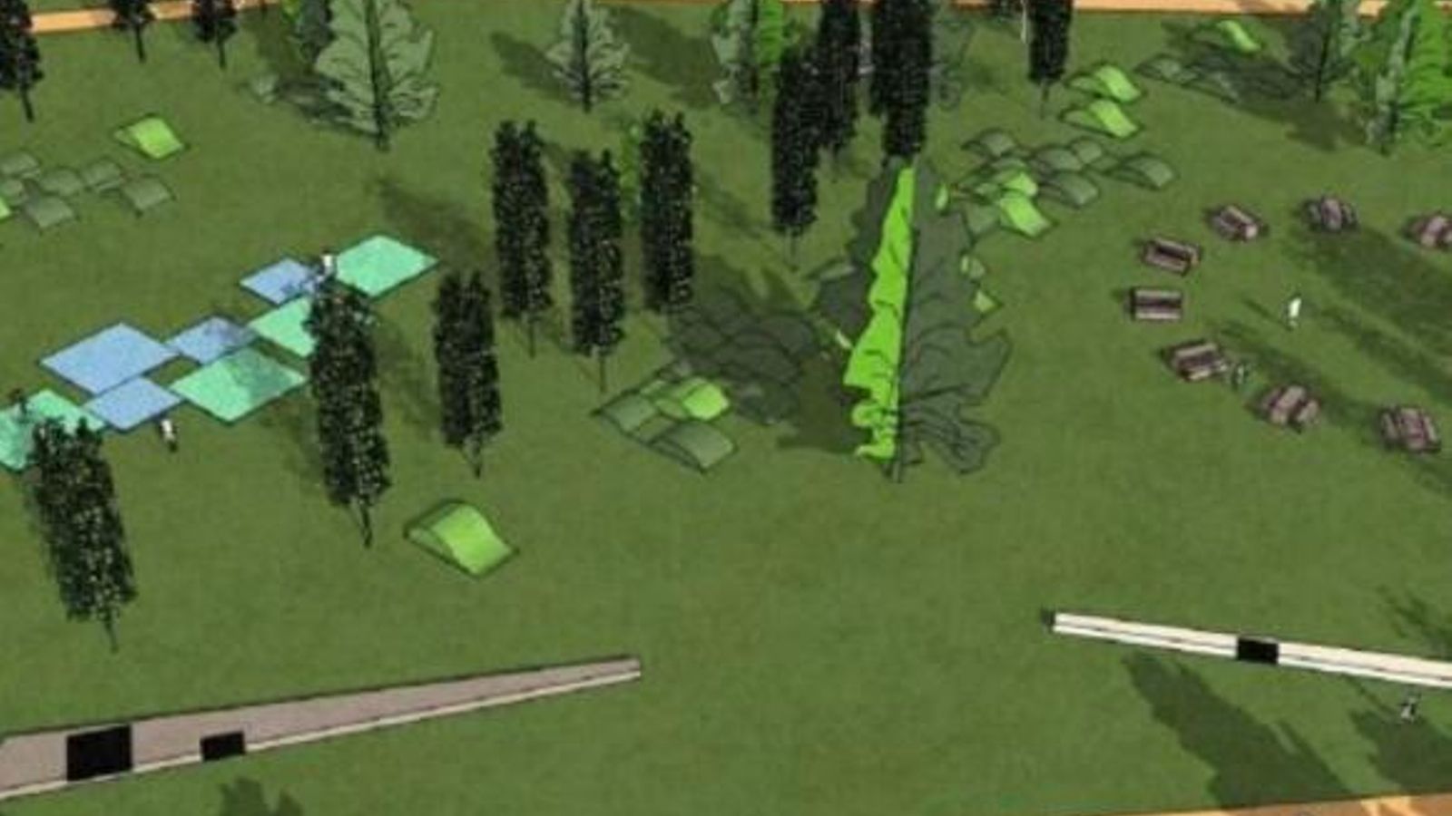 Parque fluvial de Loja.