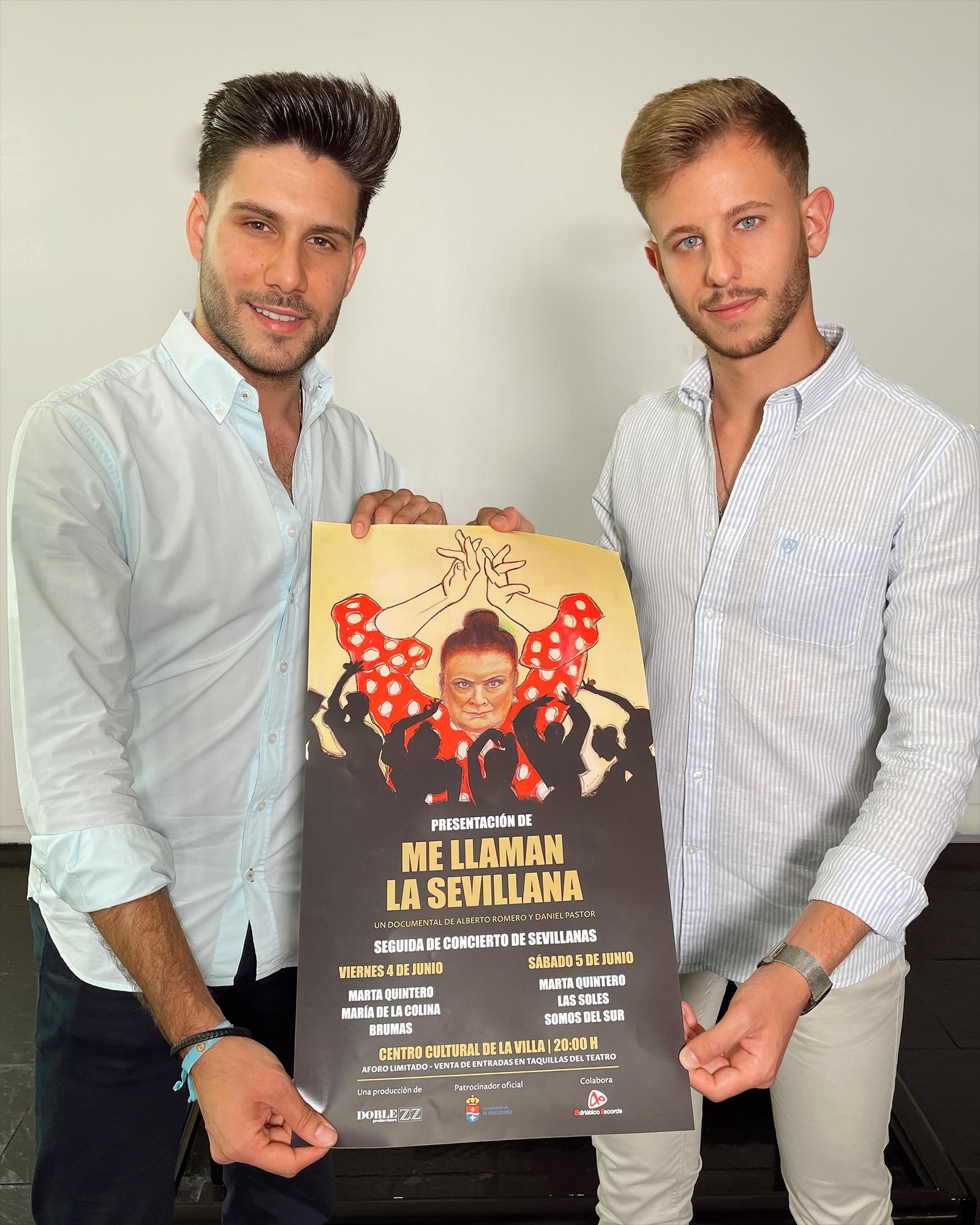 Daniel Pastor y Alberto Romero, autores del documental 'Me llaman la Sevillana'.
