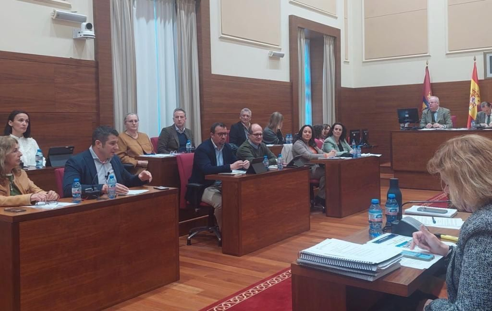 Un momento del pleno del pasado 30 de enero.