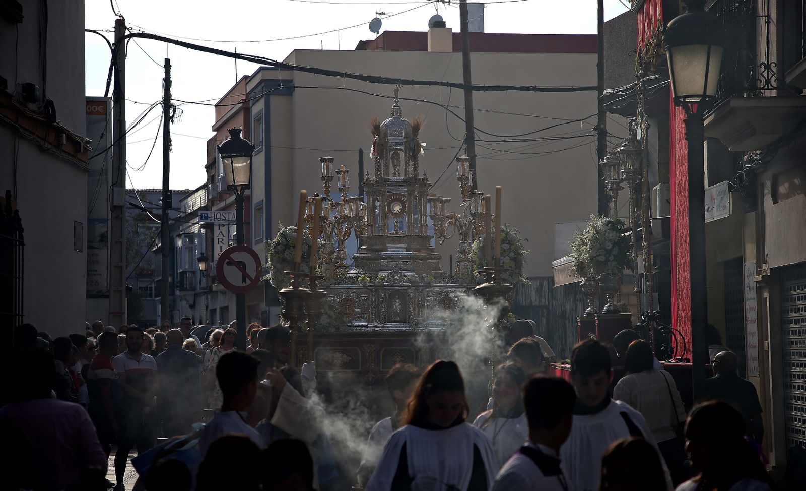 Las imágenes de la celebración del Corpus Christi en La Línea