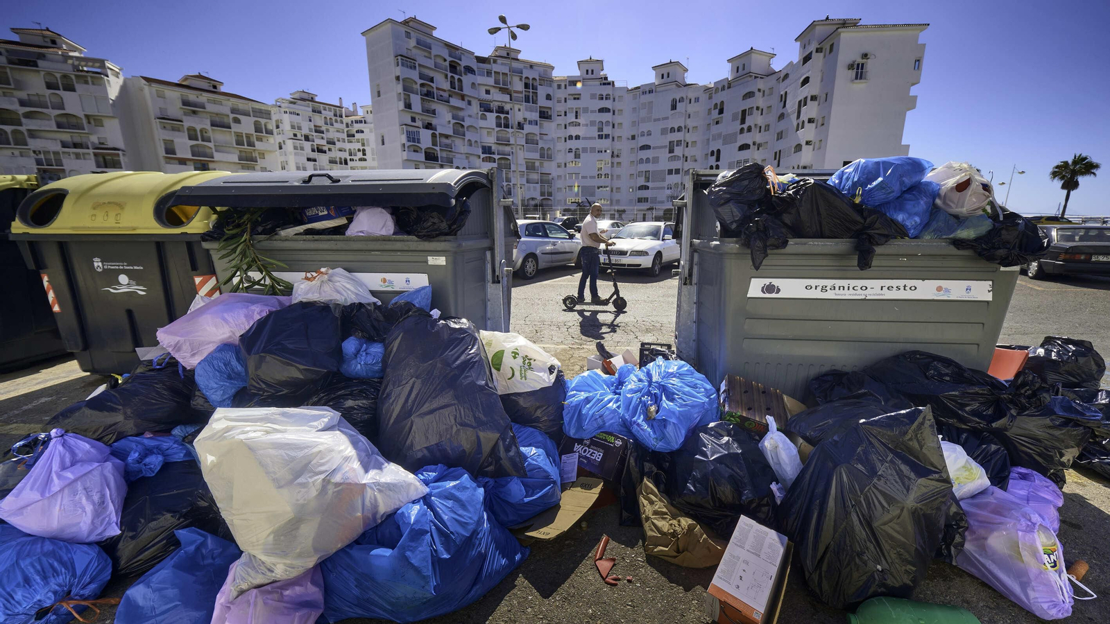 Huelga de basuras en El Puerto.