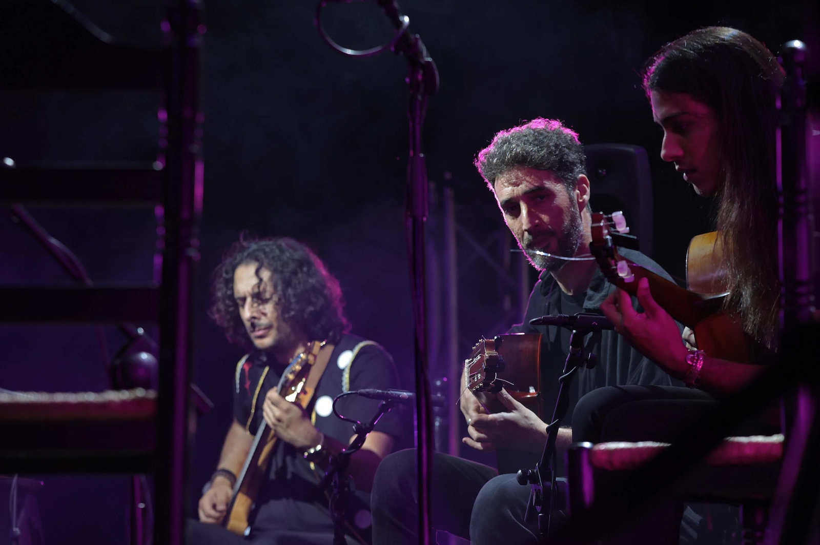 Fotos del concierto del sexteto flamenco en el Encuentro de Guitarra Paco de Lucía