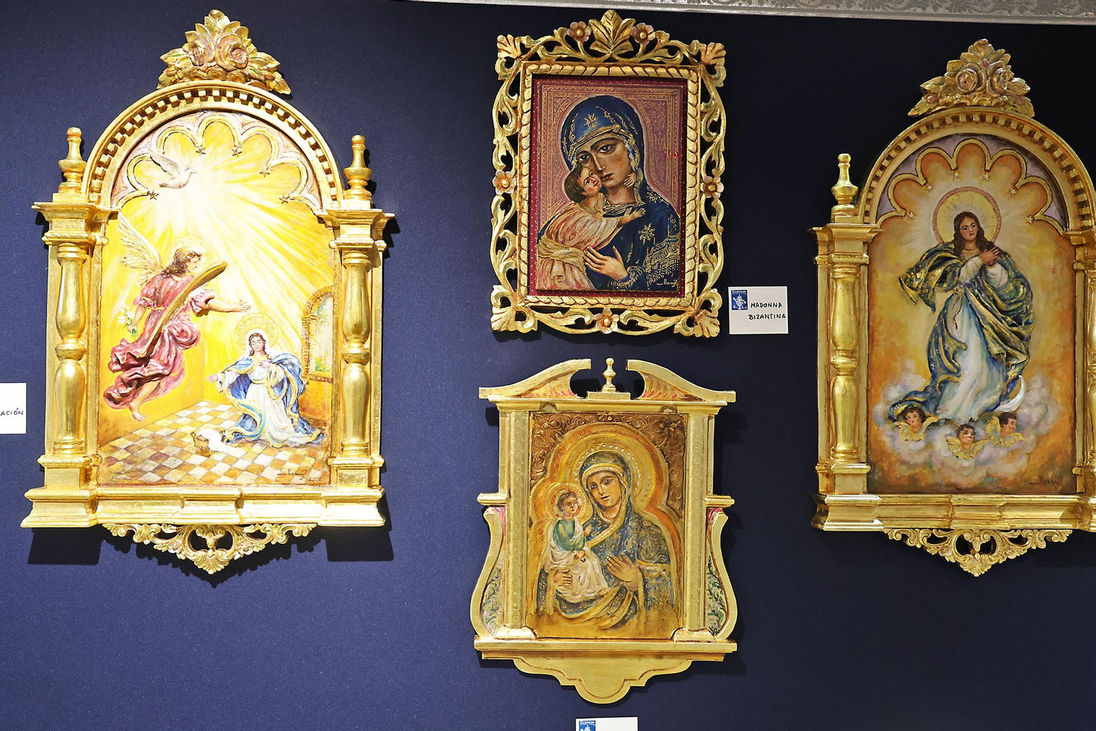 Imágenes de "Gratia Plena" exposición de Paco Llonís