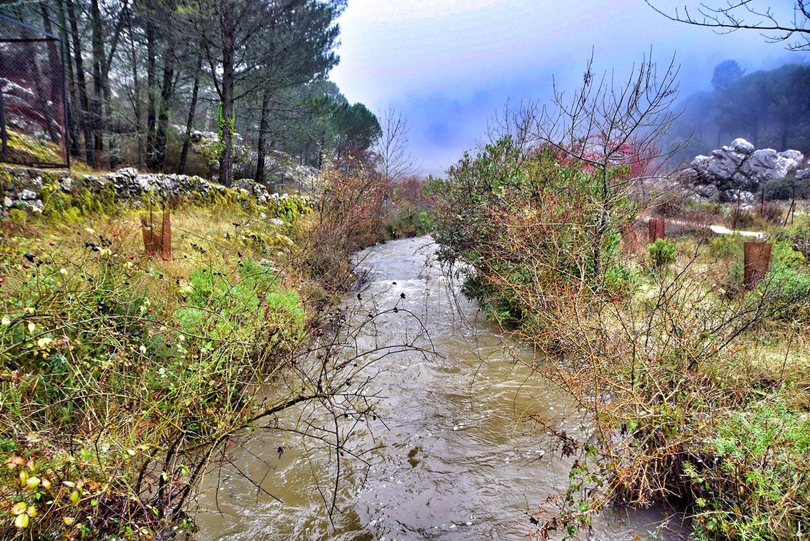 El río Guadalete a su paso por la Sierra de Grazalema