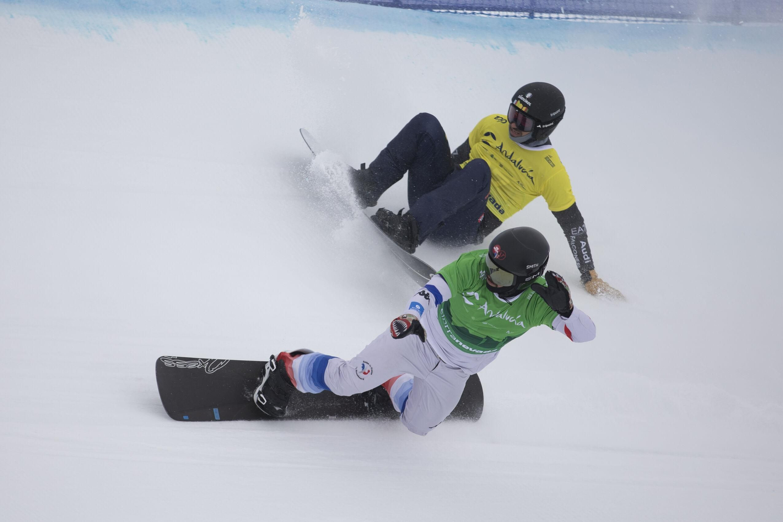 Las mejores imágenes de la segunda jornada de la Copa del Mundo de Snow en Sierra Nevada