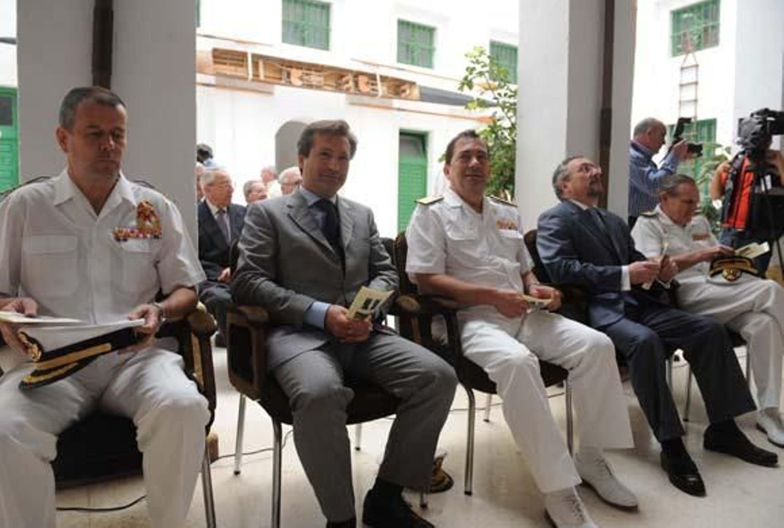 Tras un periodo de restauración, la Armada presentó el primer mascarón de proa que lució el buque escuela entre 1927 y 1936

Foto: Elias Pimentel