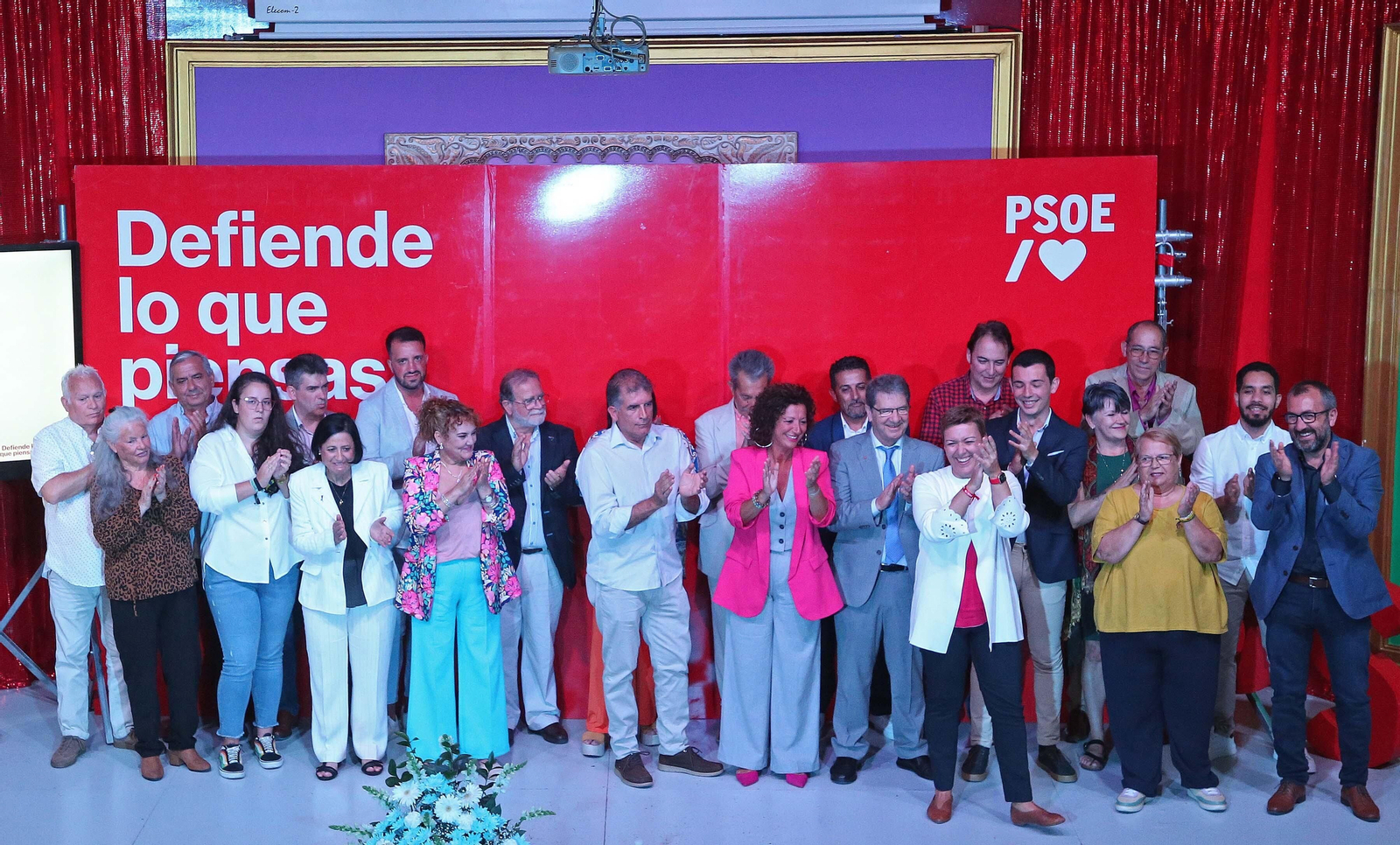 Fotos de la presentación de la candidatura de Gemma Araujo a la Alcaldía de La Línea