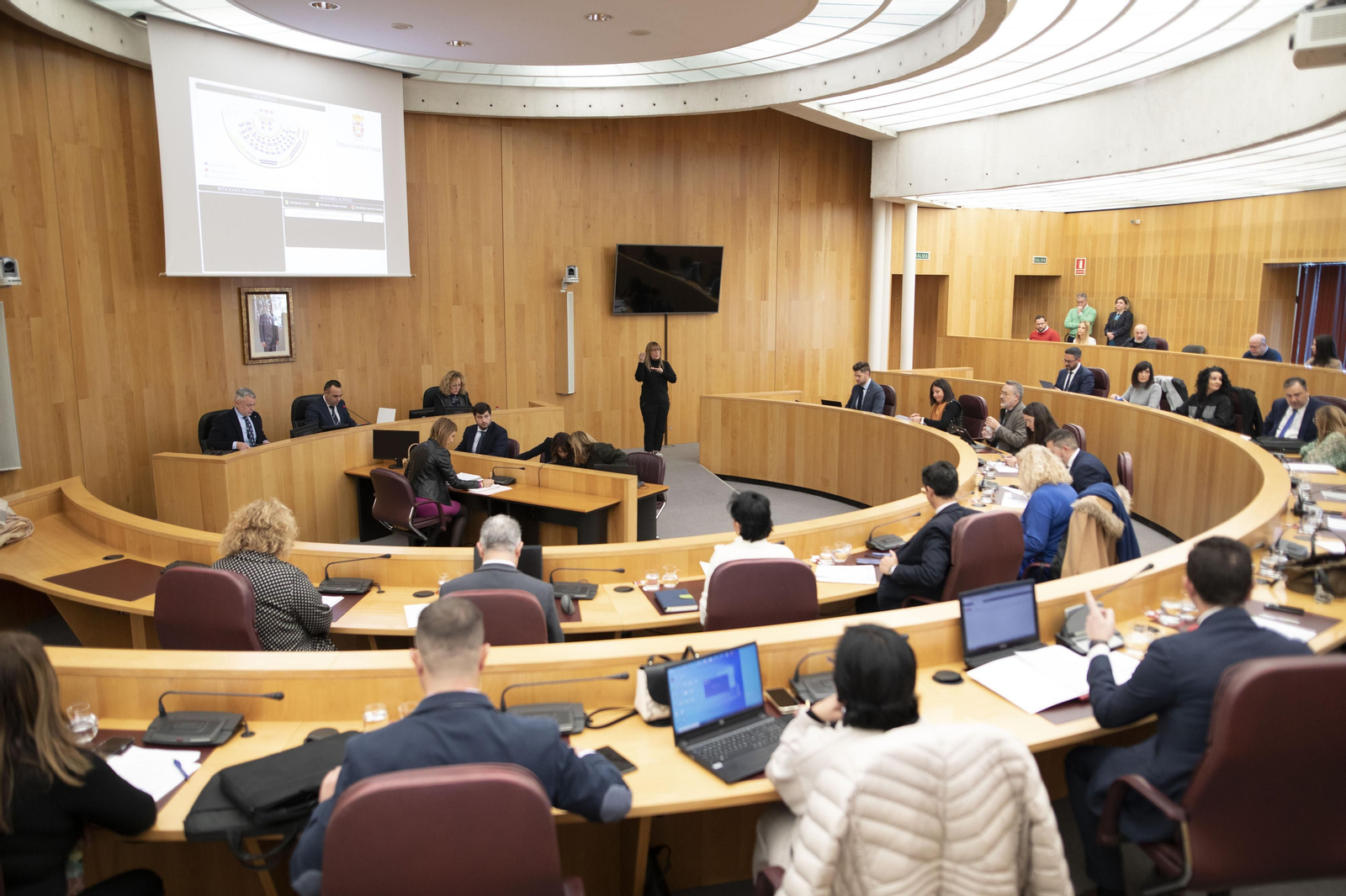Imagen del pleno de diciembre de la Diputación de Granada