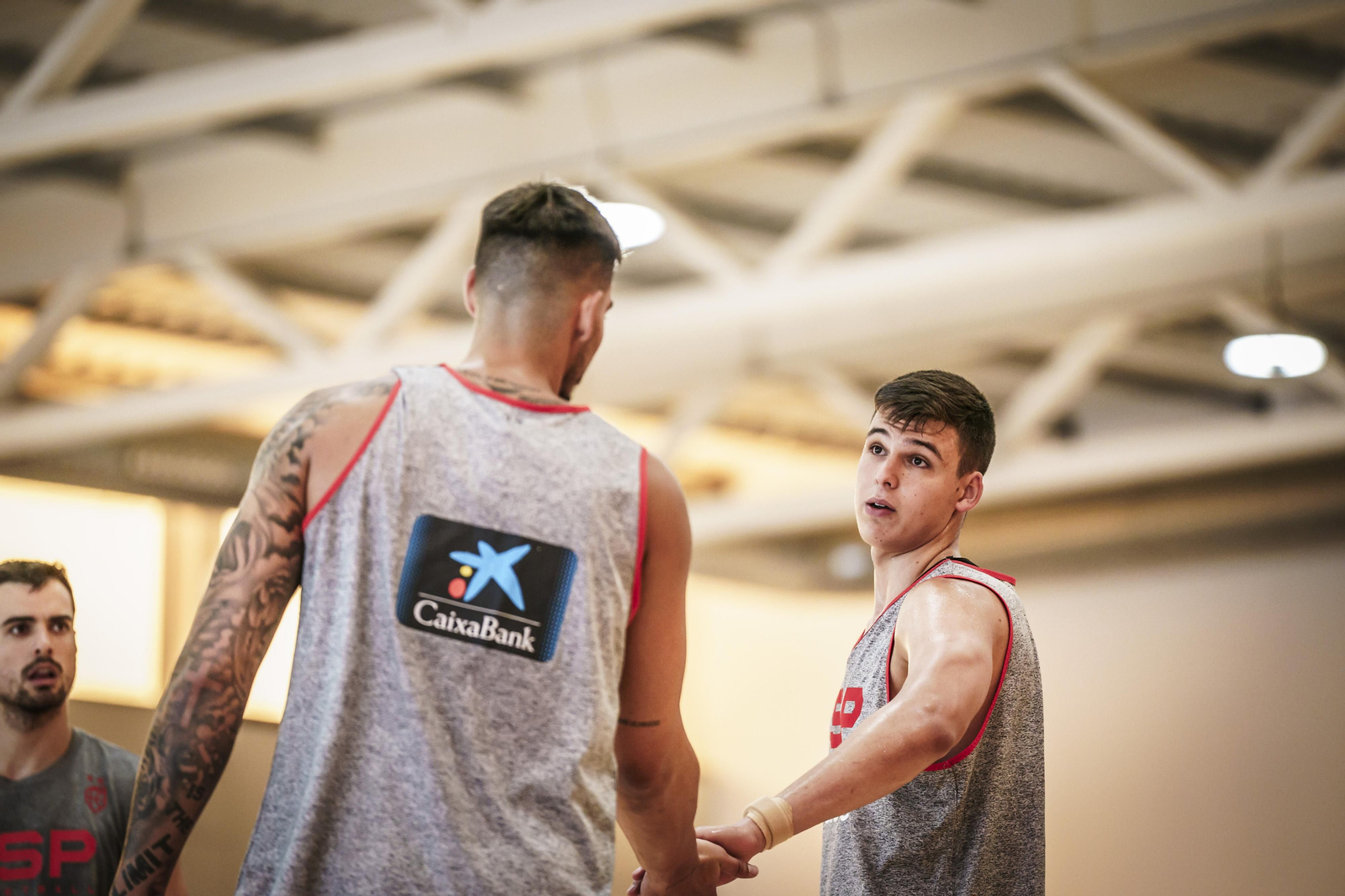 Sesión de la selección española en The Embassy