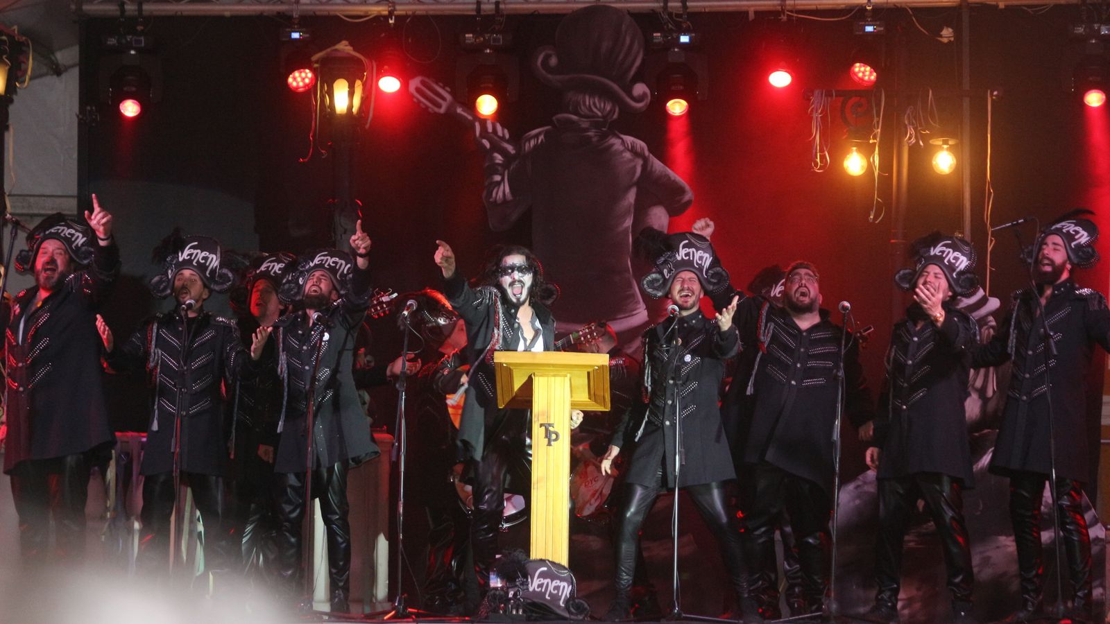 Una de las actuaciones de La Eterna Banda del Capitán Veneno