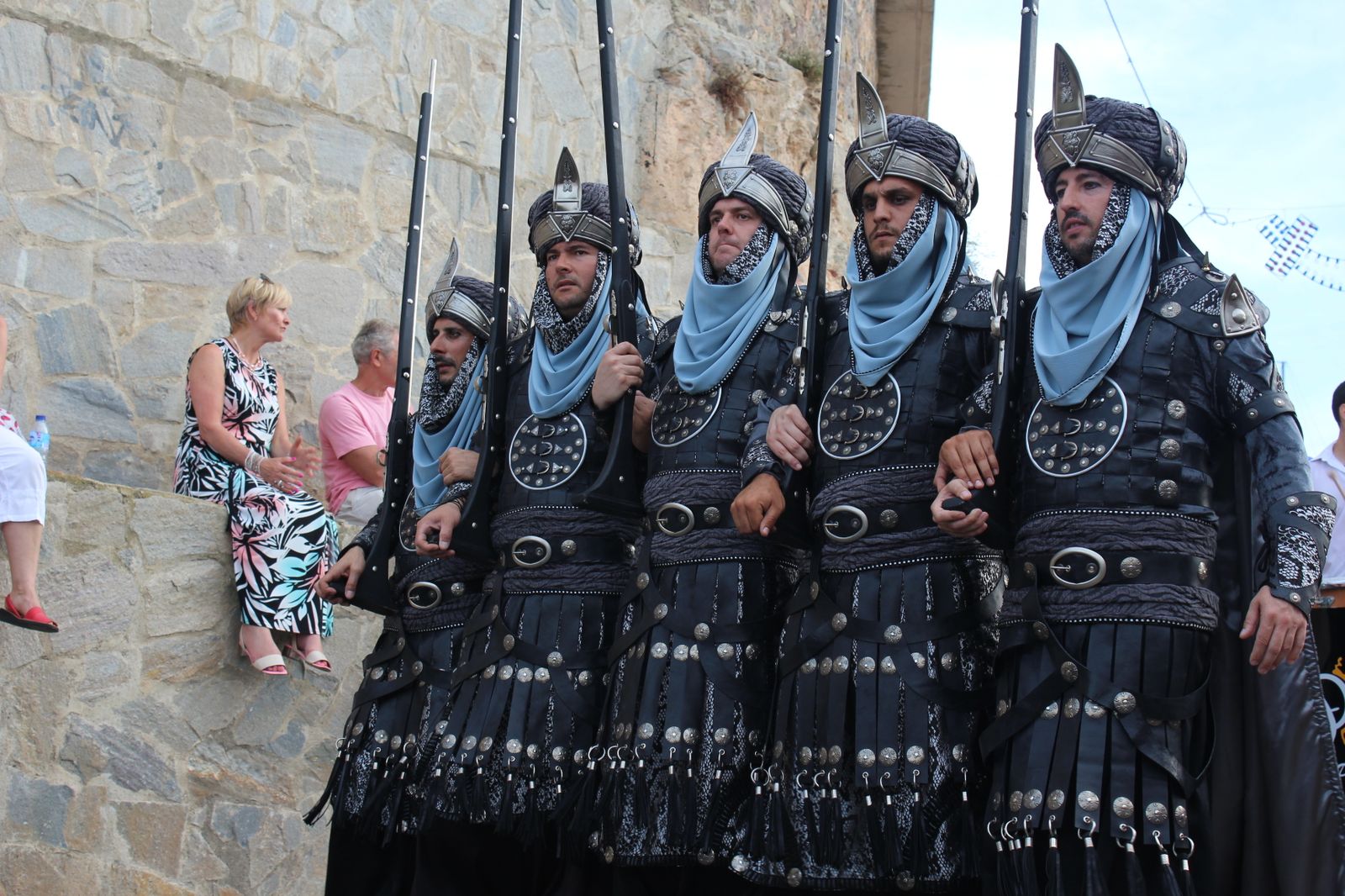 Desfile de Moros y Cristianos en Mojácar, antes de la pandemia.