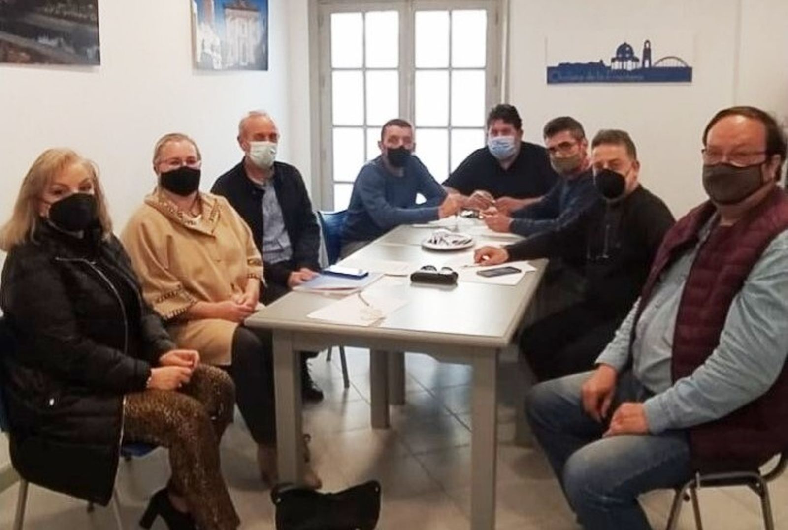 Encuentro de los populares para analizar el plan.